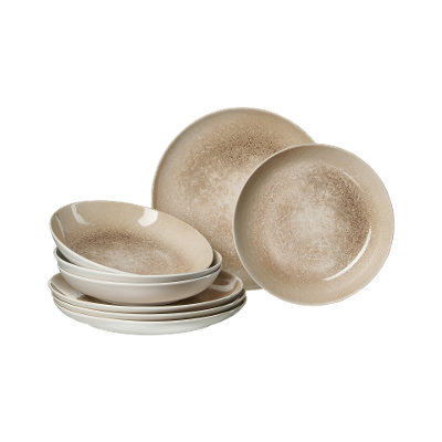 Tafelservice Savora 8-teilig Beige