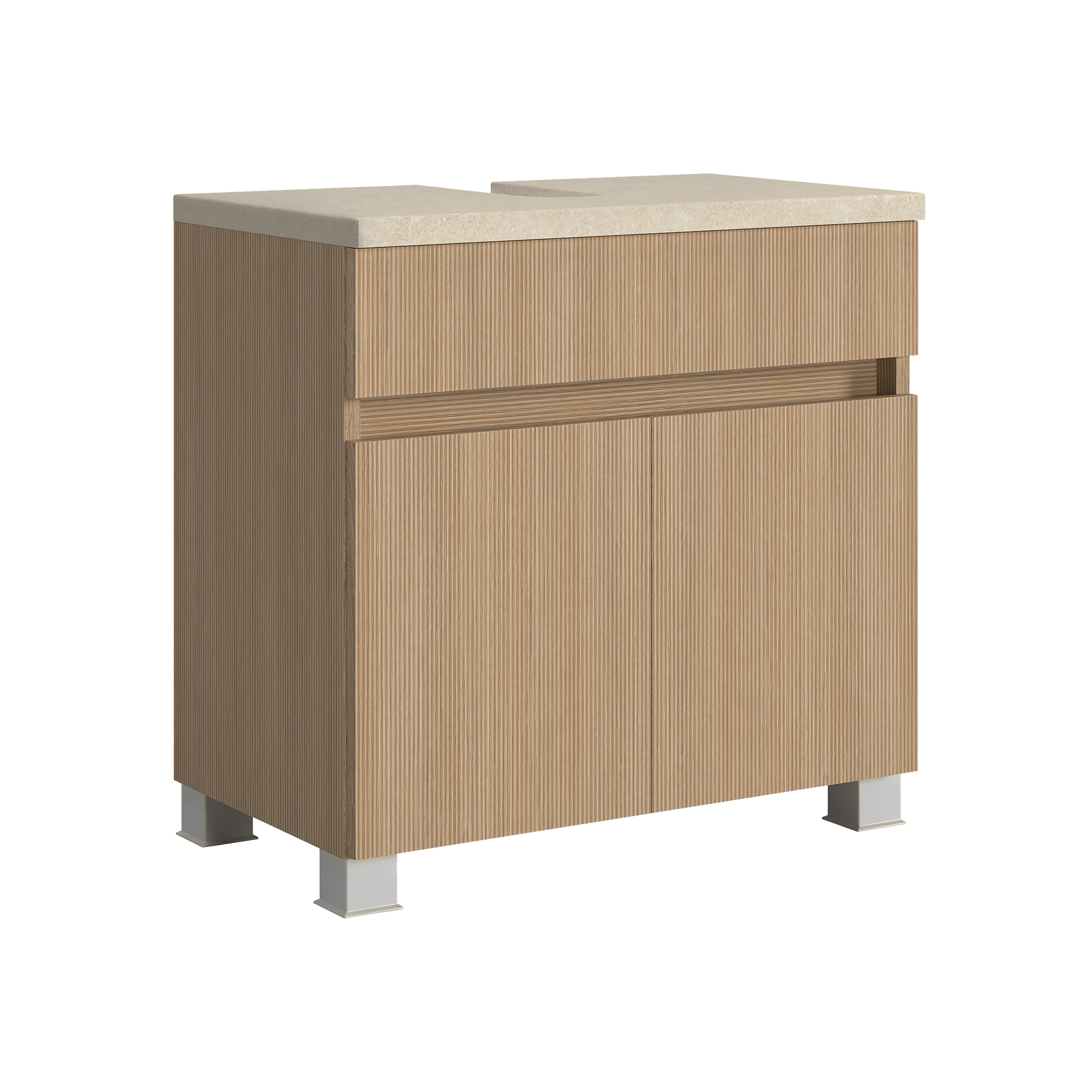 Novofurn Waschbeckenunterschrank BELLO Holzfarben 35*60*54