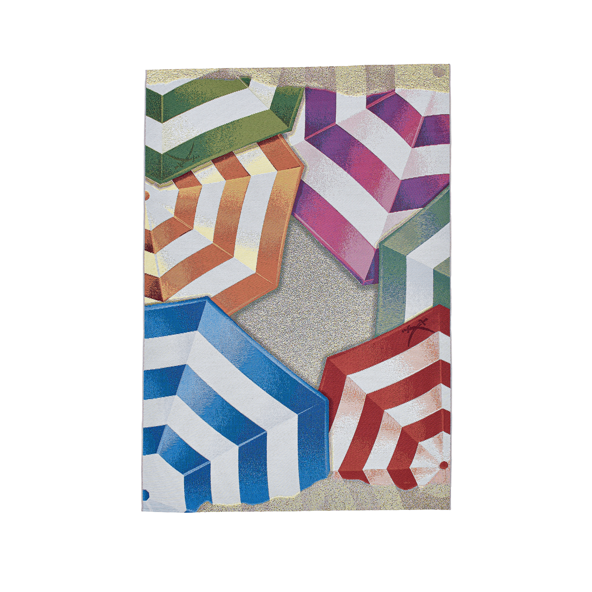 Outdoorteppich Sansibar Rantum Beach 130x190 Schirme Multicolor Outdoorteppich Sansibar Rantum Beach 130x190 Schirme Multicolor