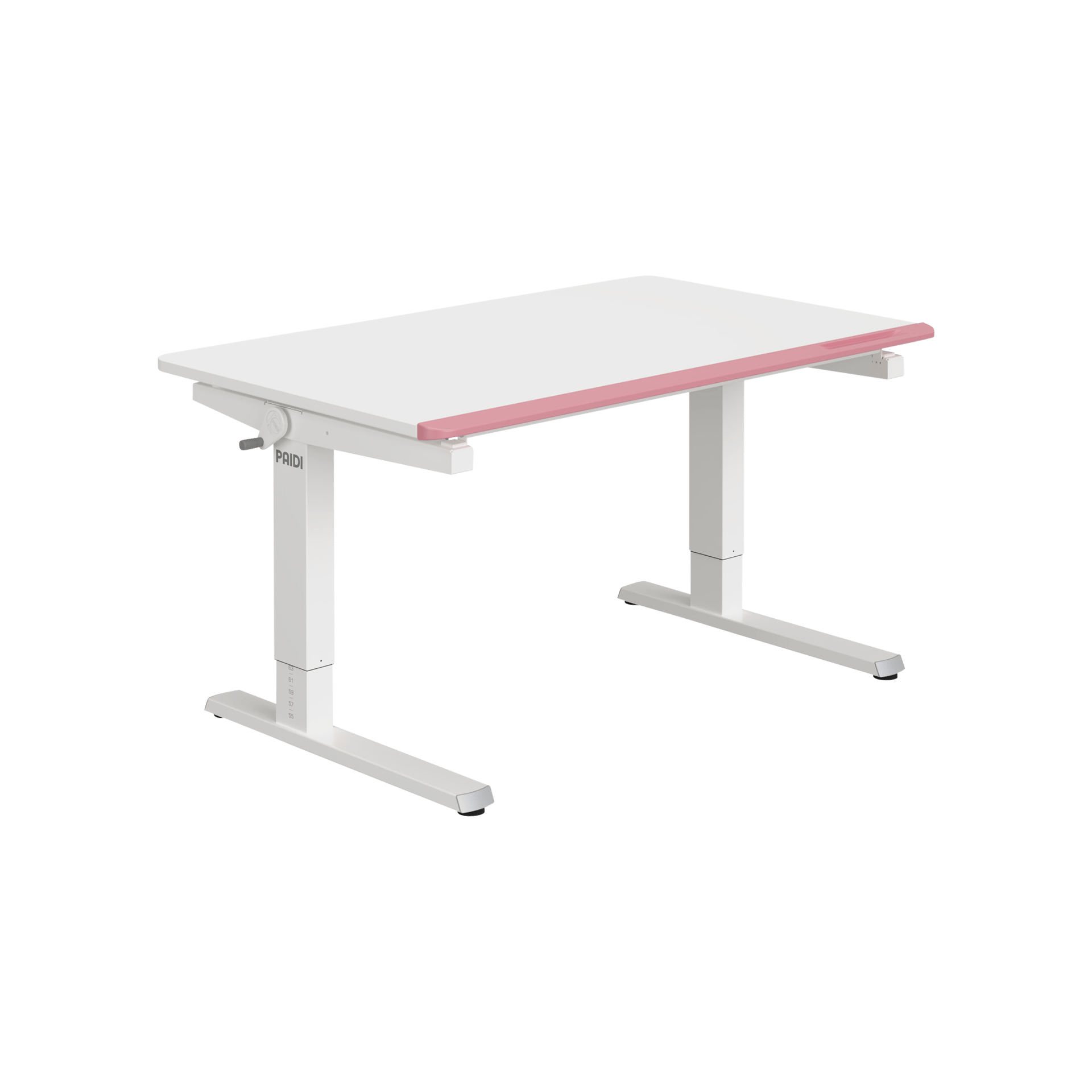 Paidi Kinderschreibtisch Teenio Absetzung Rosé, Platte Kreideweiß, Gestell Kreideweiß Paidi Kinderschreibtisch Teenio Absetzung Rosé, Platte Kreideweiß, Gestell Kreideweiß