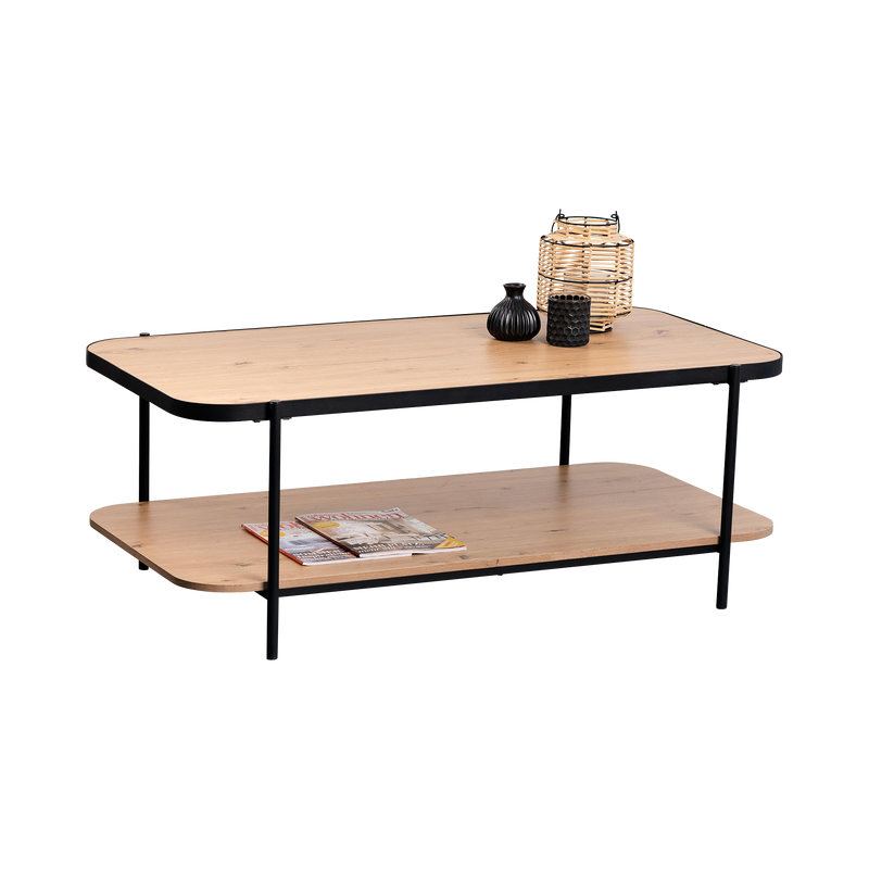Couchtisch Pierre 2 Platte Artisaneiche 64*120*45 Couchtisch Pierre 2 Platte Artisaneiche 64*120*45