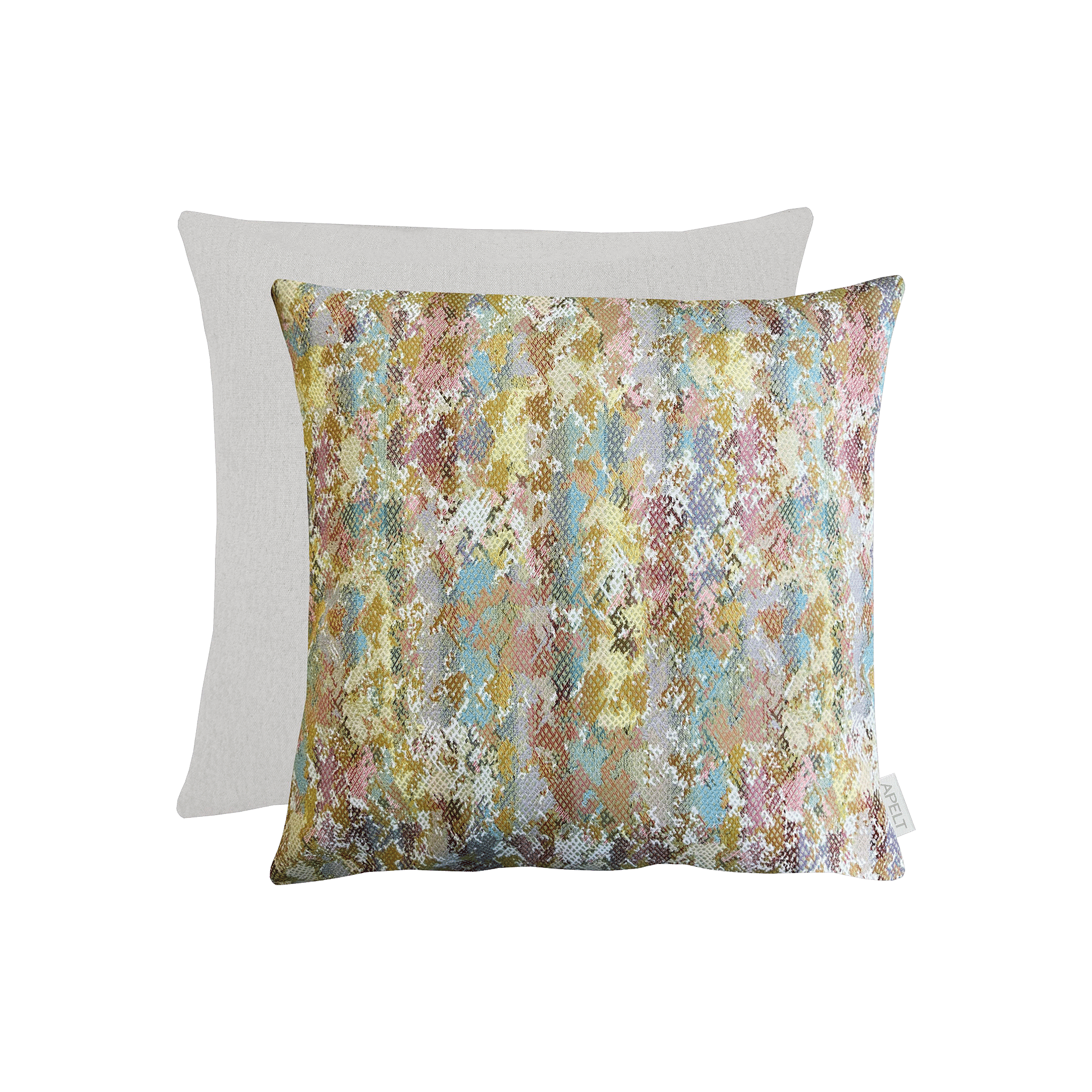 Kissen Charme Gelb-Mint 45x45cm
