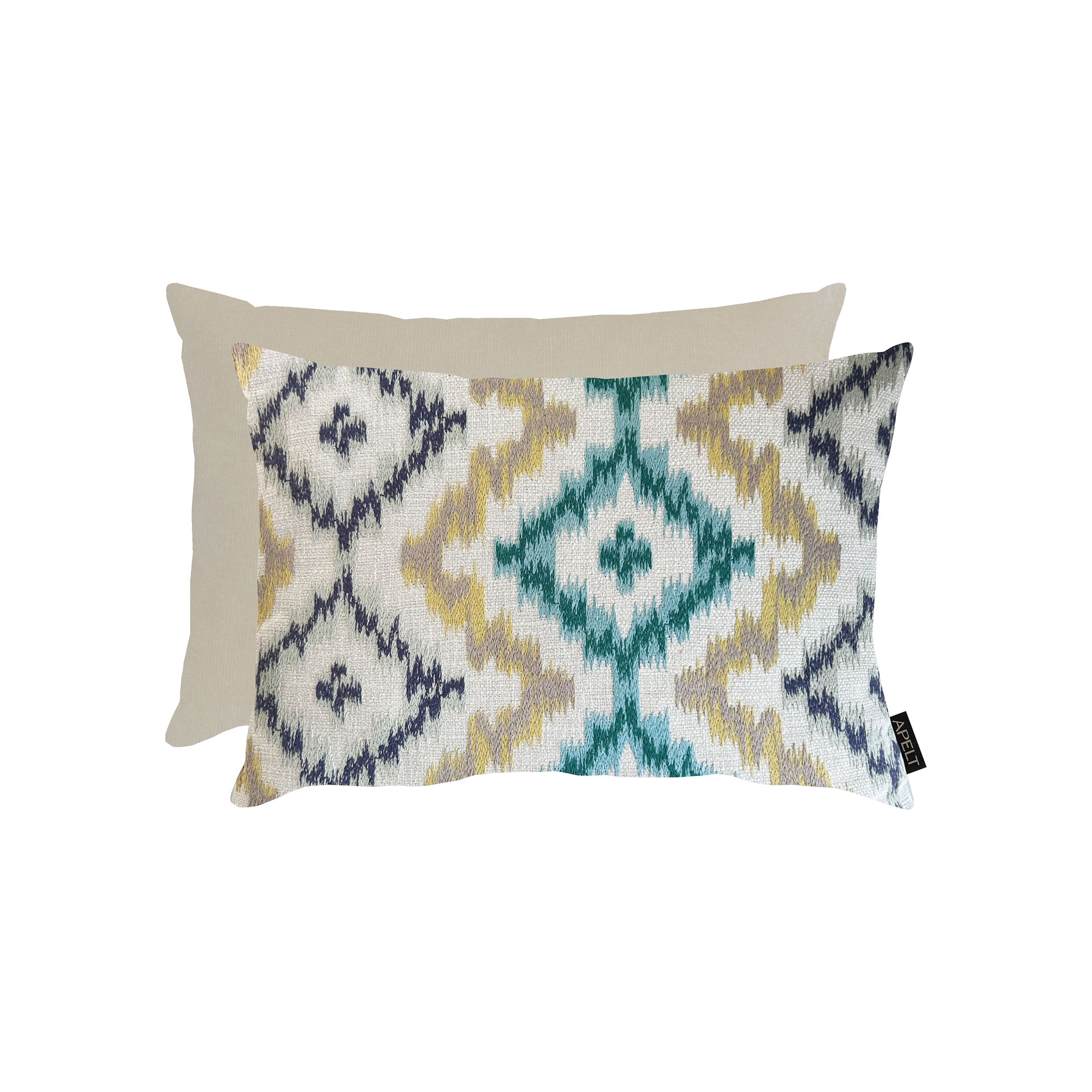 Kissen Milan Natur-Blau 35x45cm Kissen Milan Natur-Blau 35x45cm