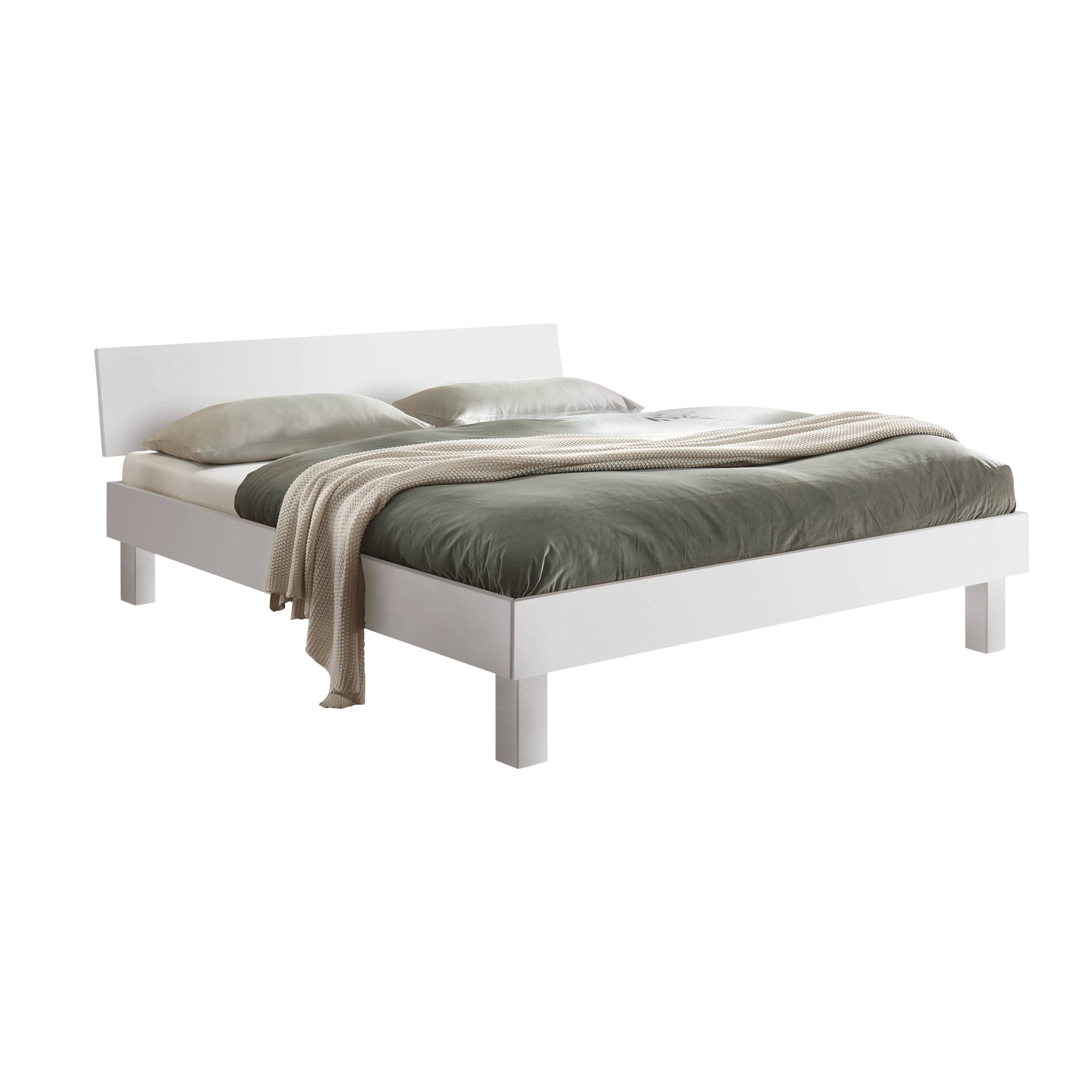 HASENA Bett Forti Gestell Weiß lackiert 100x200 cm HASENA Bett Forti Gestell Weiß lackiert 100x200 cm