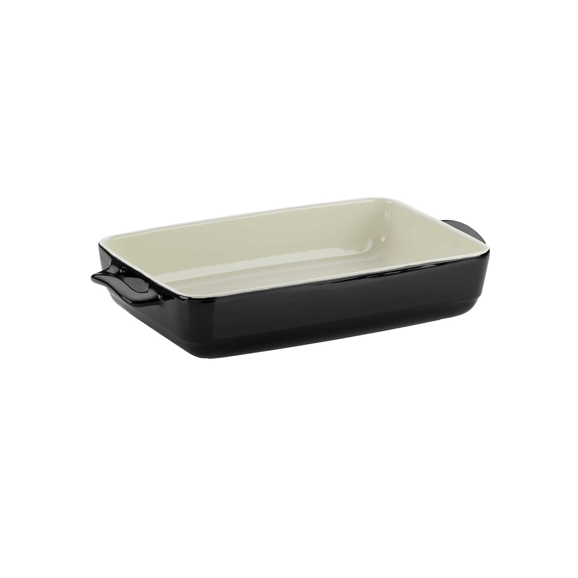 Auflaufform Malin Schwarz-Beige