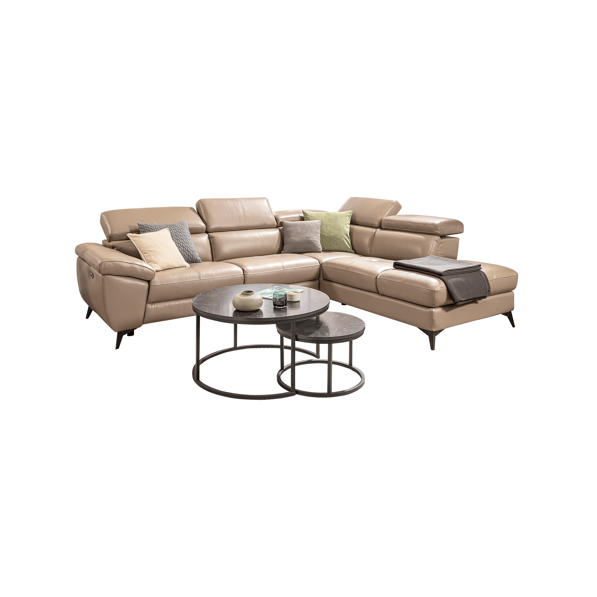 Francesca Garibaldi Ecksofa Lion Braun Francesca Garibaldi Ecksofa Lion Braun