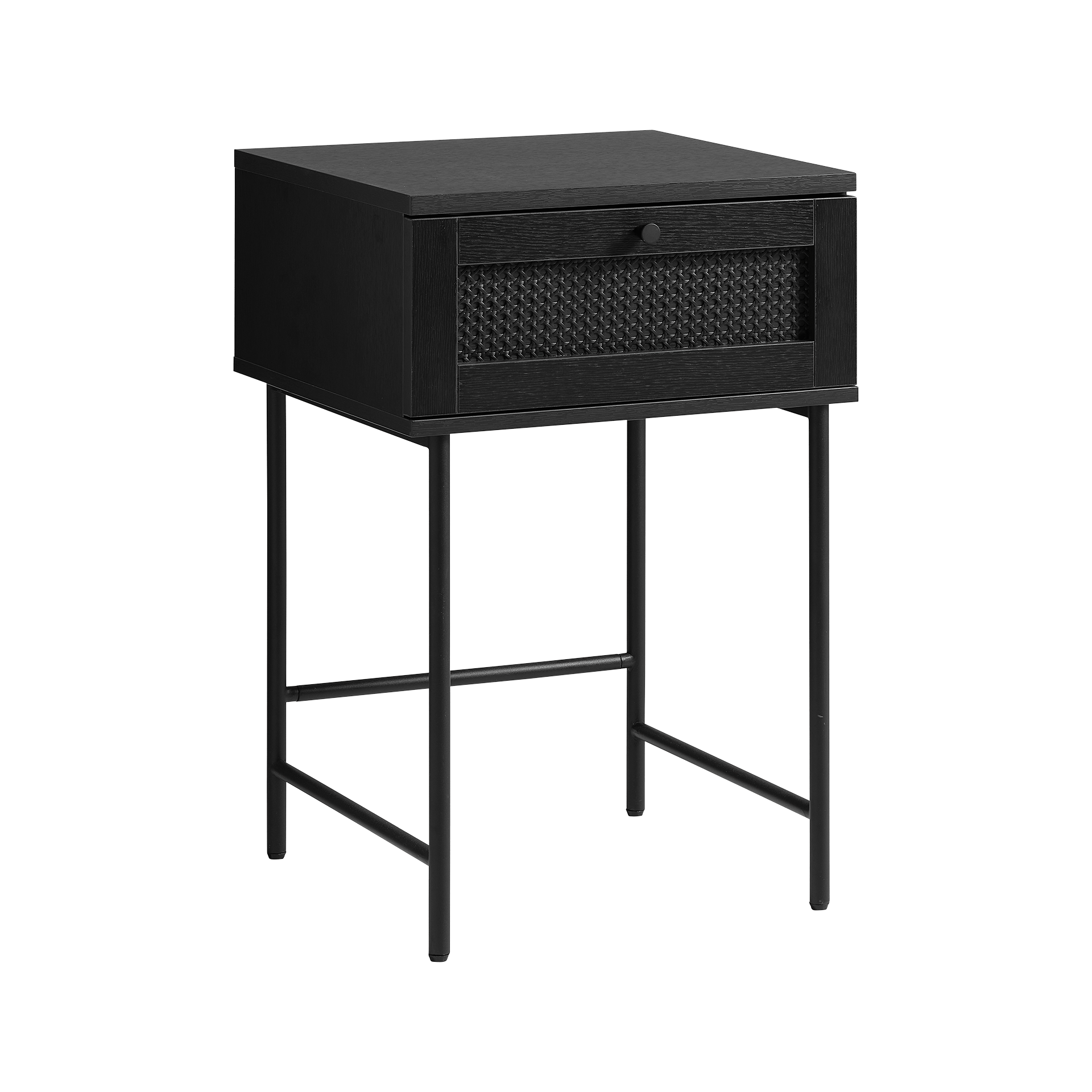 Beistelltisch Pearlie Schwarz 45*70*45