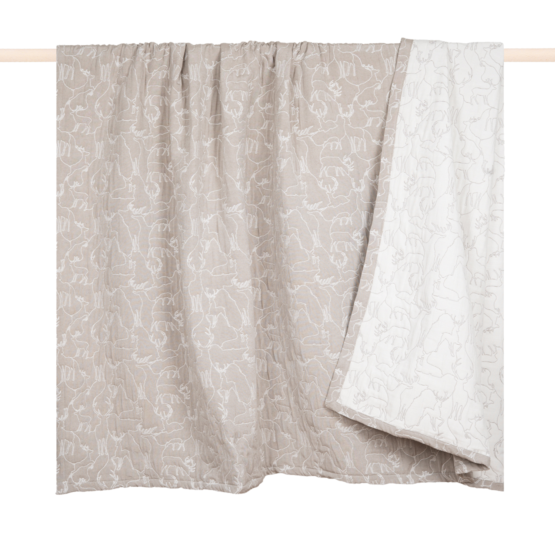 Decke Wild Deer Beige 200x240cm