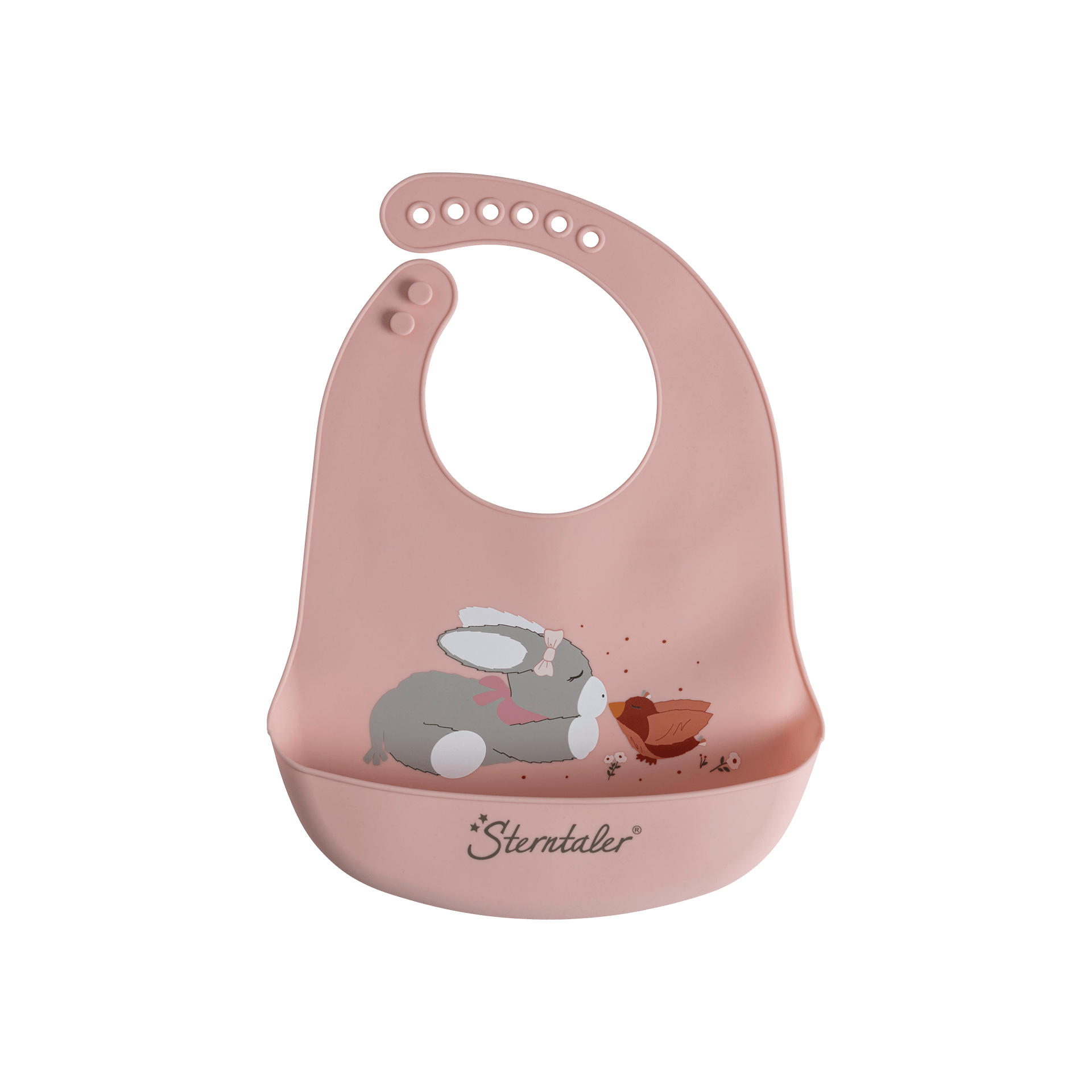 Lätzchen Emmi Girl Silikon rosa