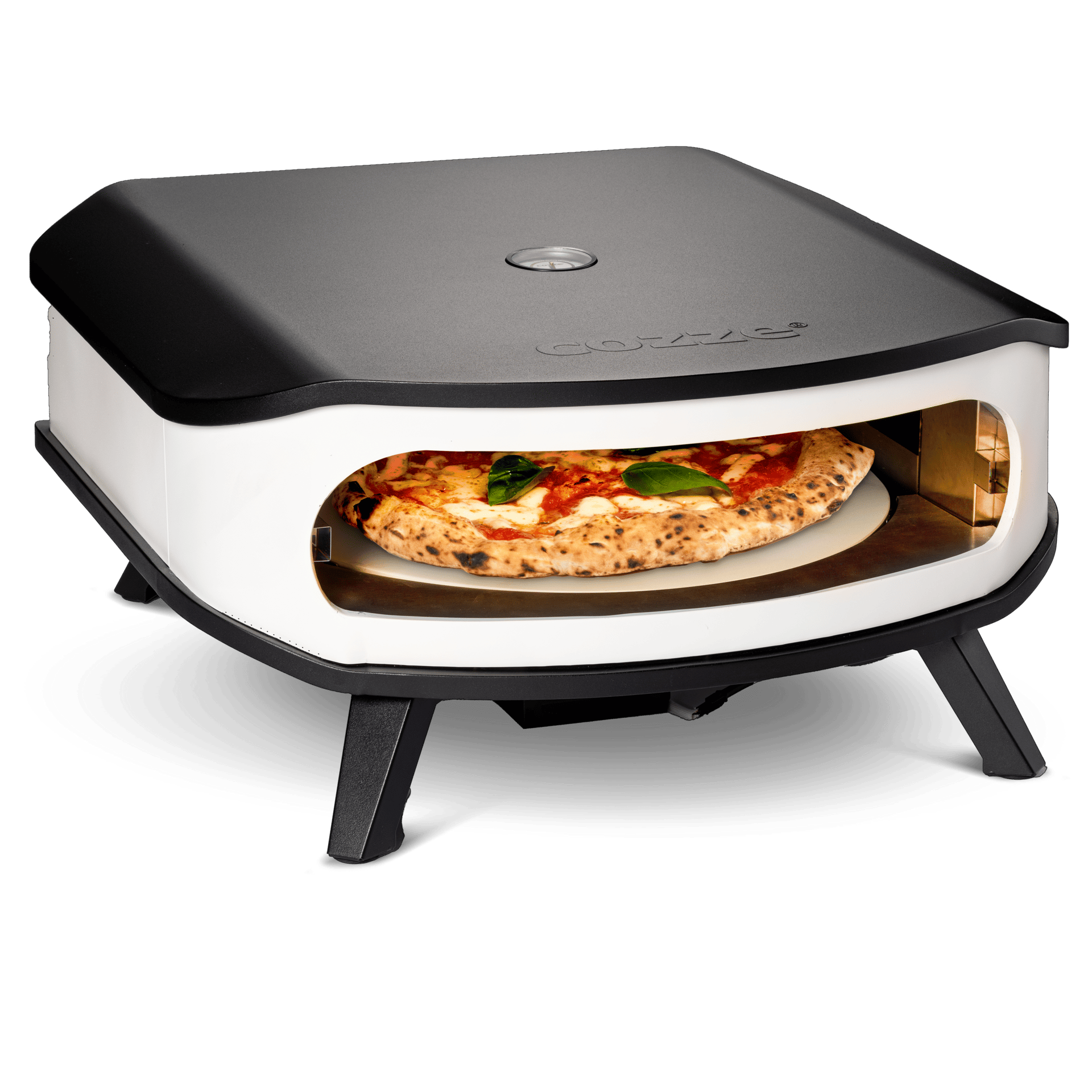 cozze® Gas-Pizzaofen 17" Rotant inklusiver Druckminderer