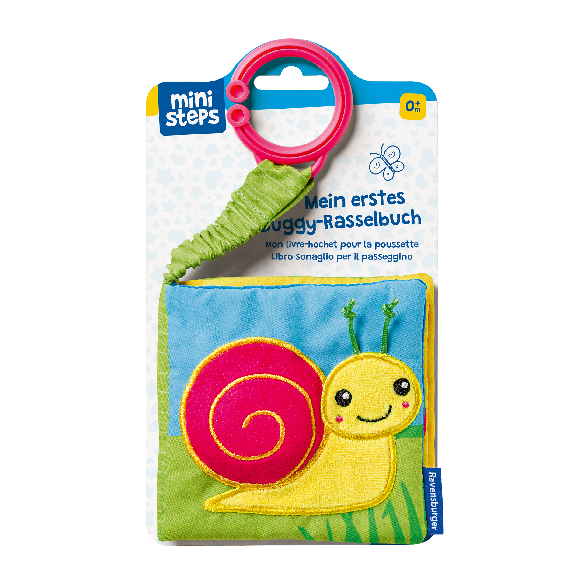 Buch Mein erstes Buggy Rasselbuch Mehrfarbig