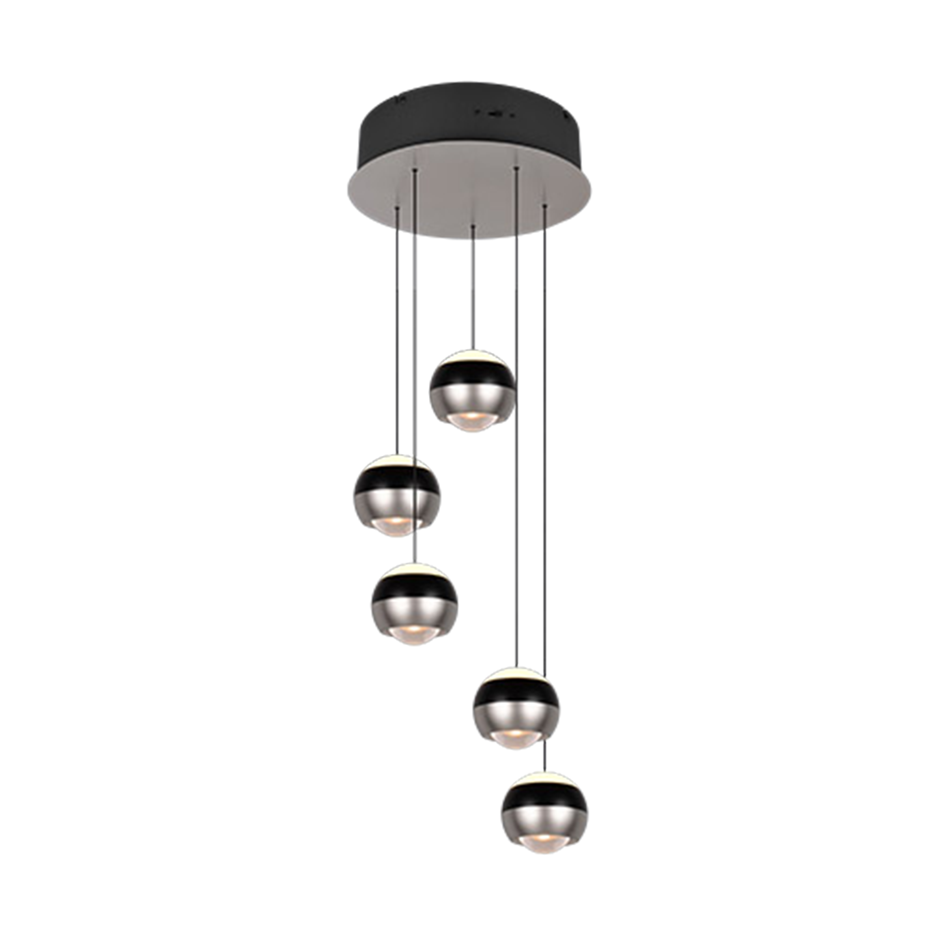 Pendelleuchte Orbit Silber