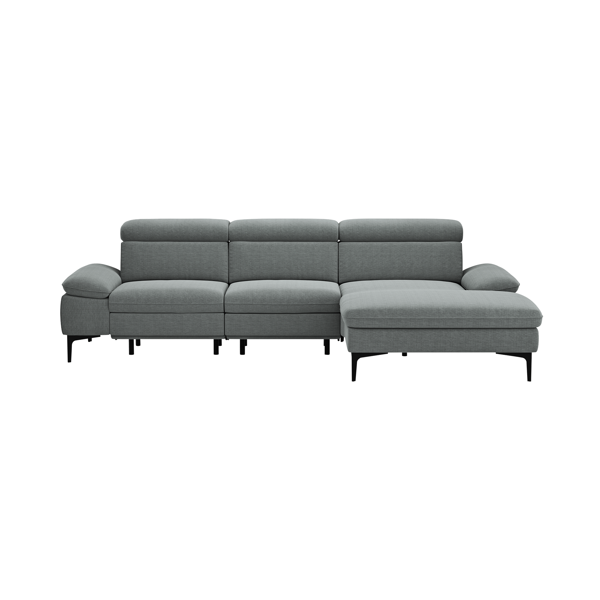 Global wohnen Ecksofa Felipa Plump Armlehne verstellbar, Kopfteilverstellung, Relaxfunktion motorisch, Rücken echt Global wohnen Ecksofa Felipa Plump Armlehne verstellbar, Kopfteilverstellung, Relaxfunktion motorisch, Rücken echt