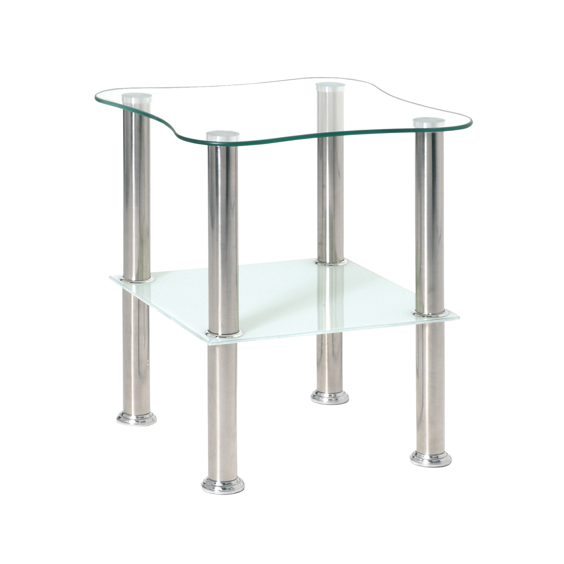 Beistelltisch Klecks Weiß 40*40*47