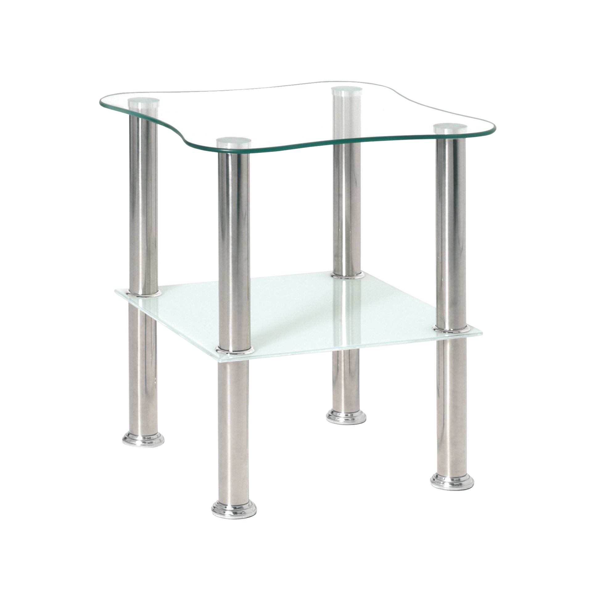 Beistelltisch Klecks Weiß 40*40*47