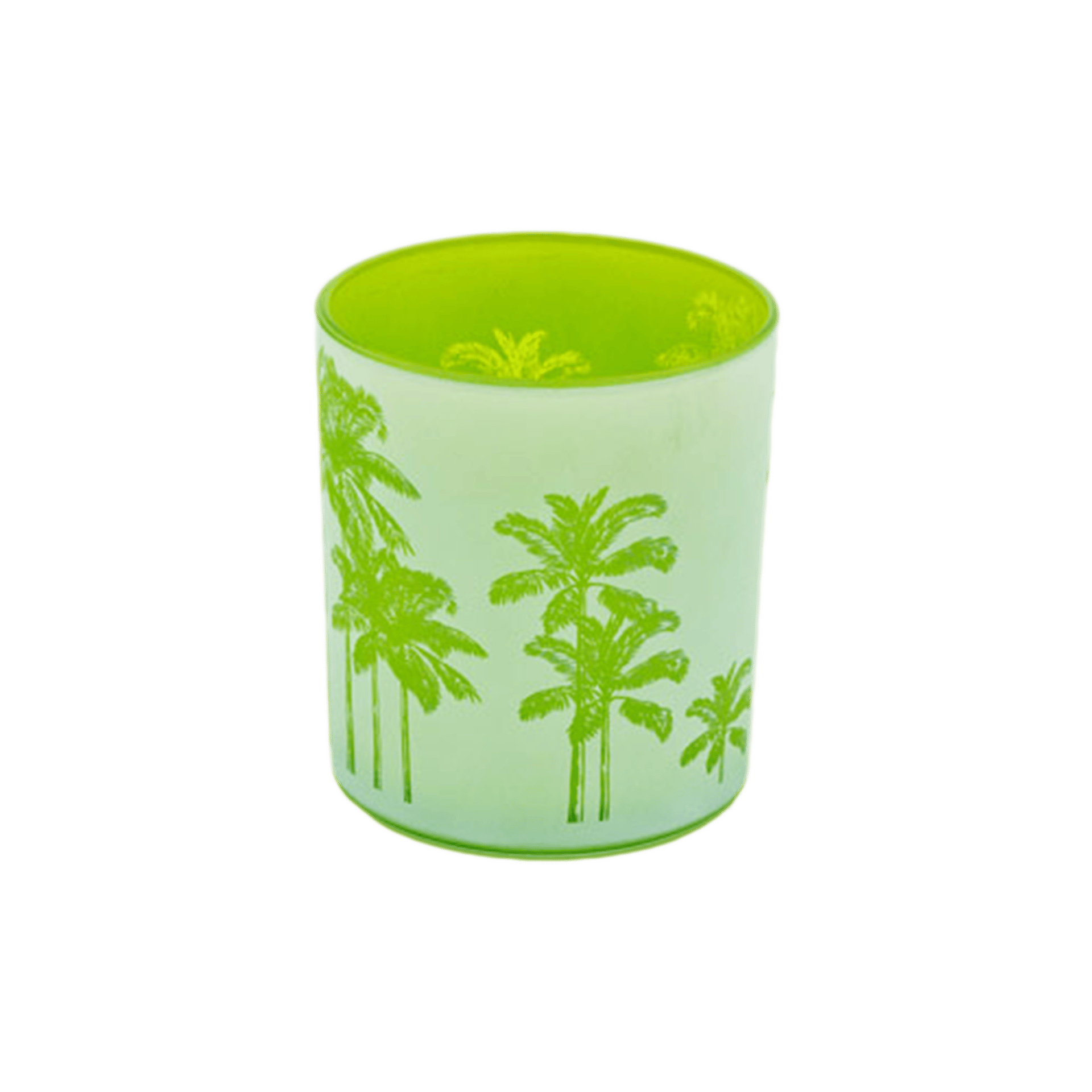 Teelichthalter Palm Beach light green
