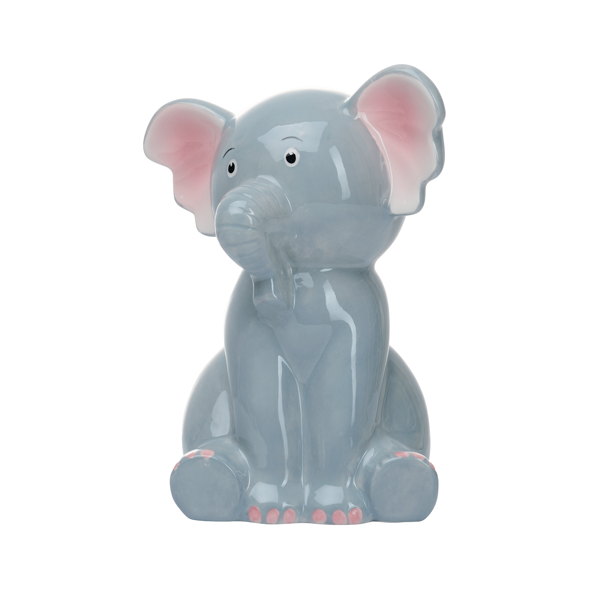 Spardose Tiere Grau-Rosa Spardose Tiere Grau-Rosa