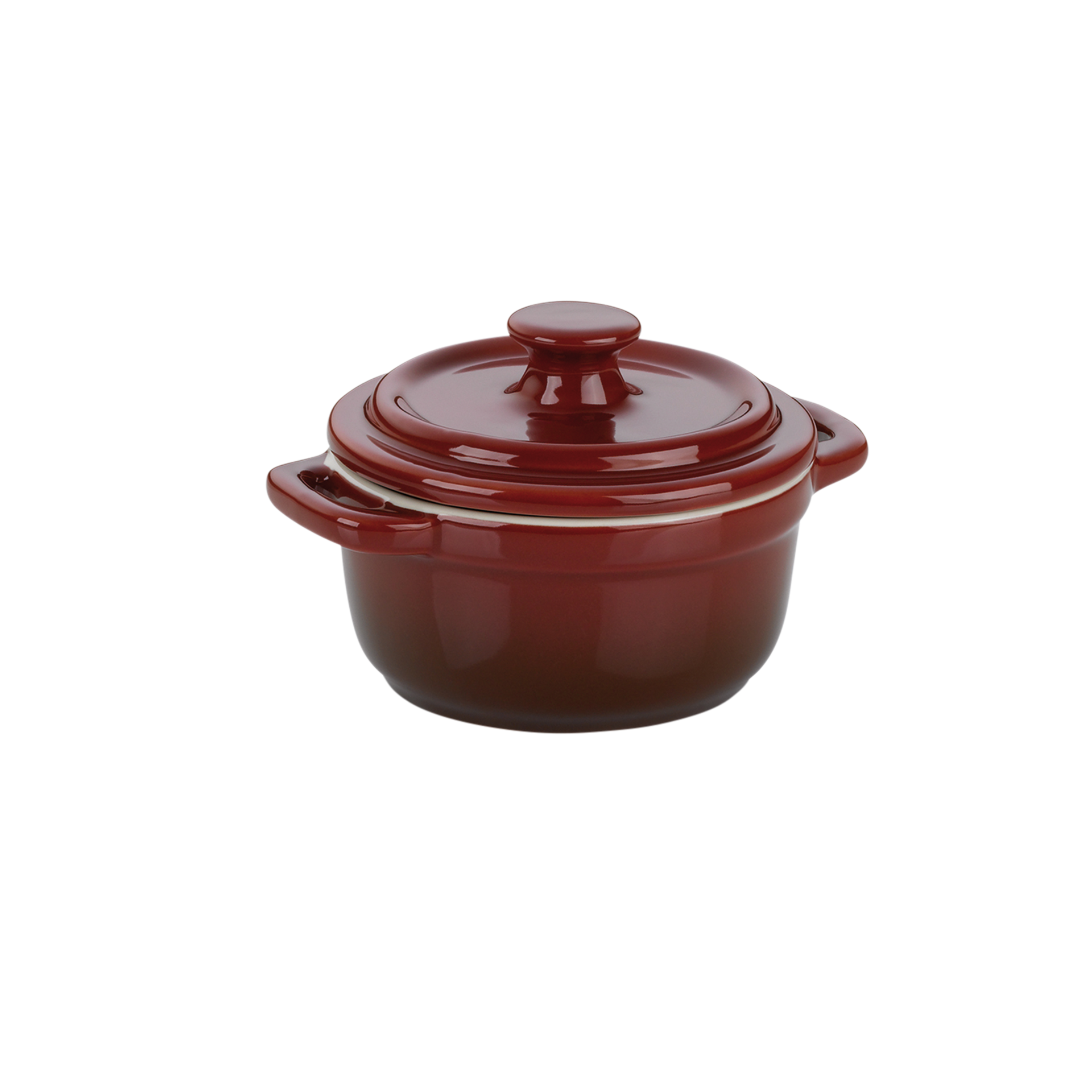 Auflaufform Malin Rot-Beige
