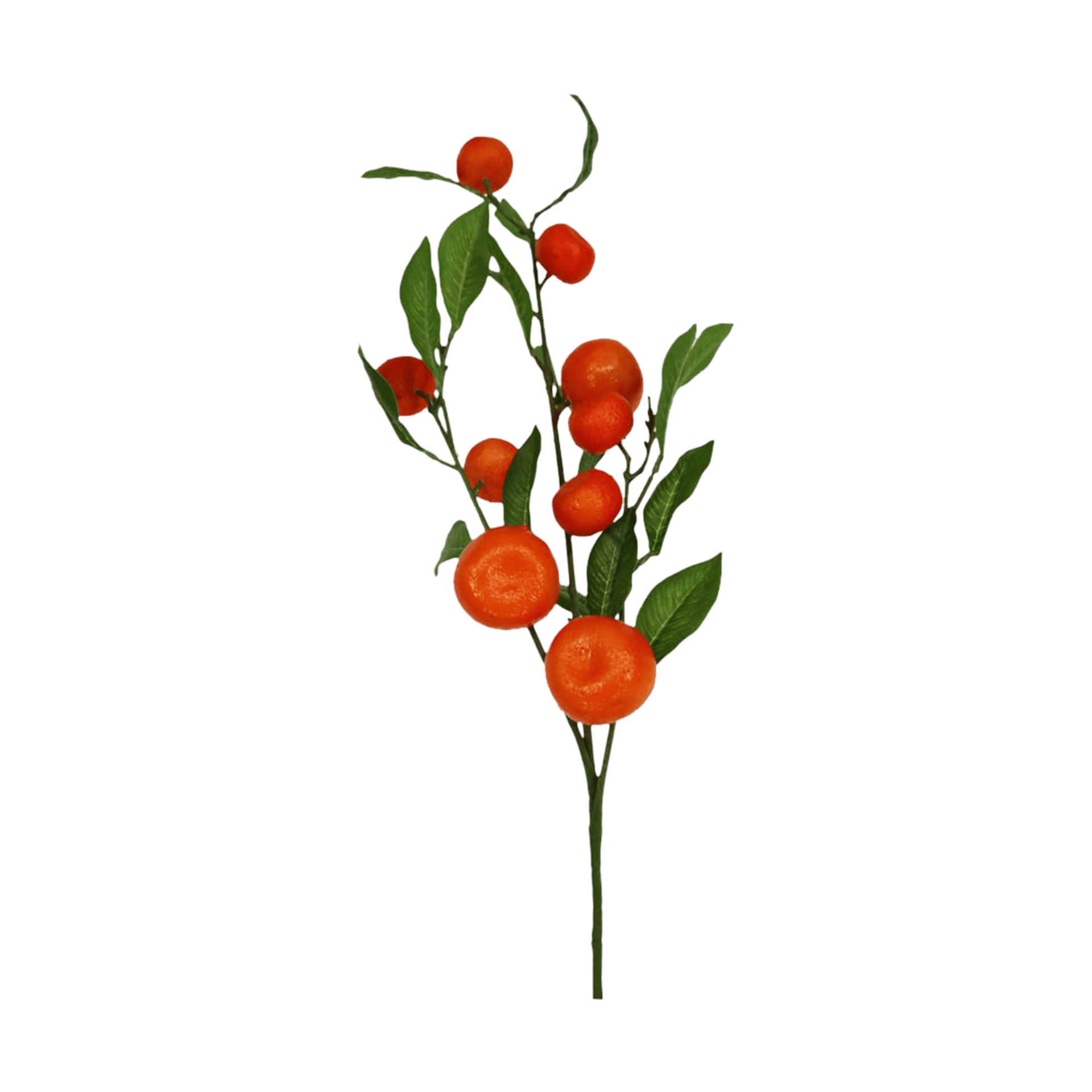 Kunstpflanze Zweig Orange