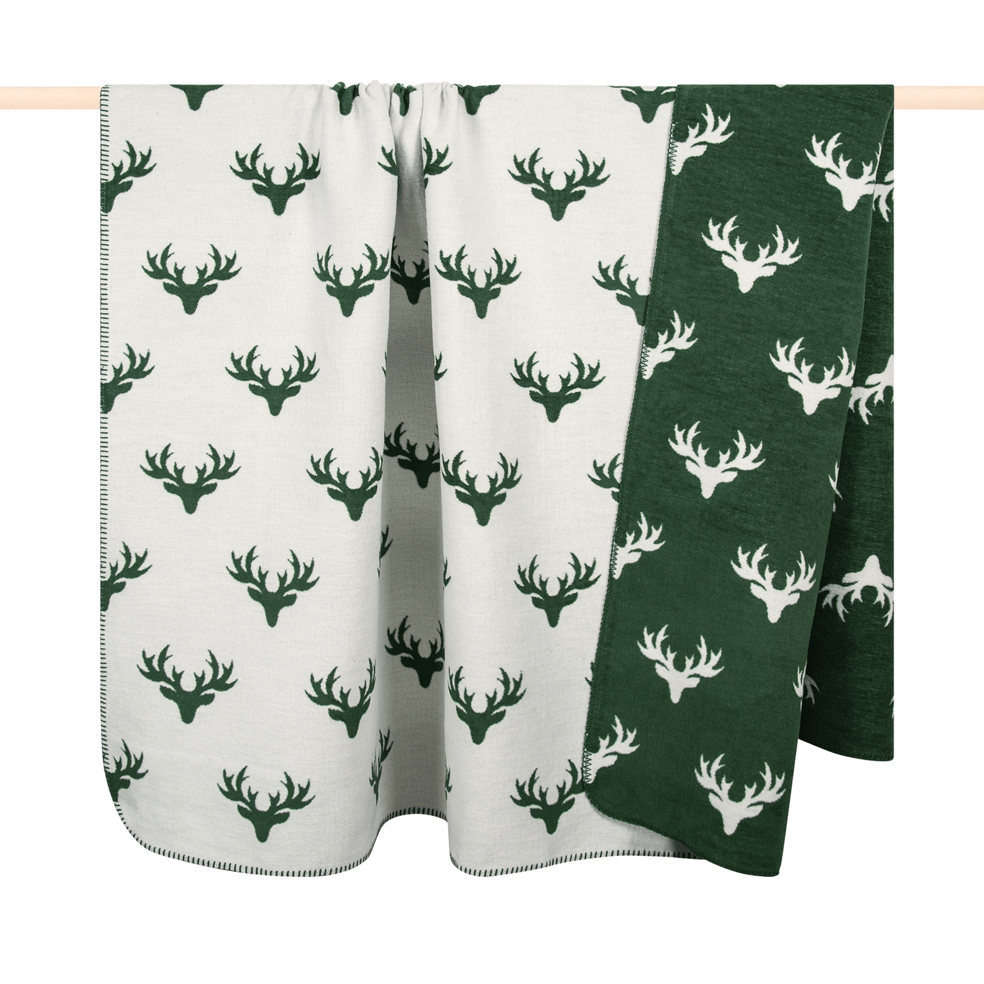Decke Deer Green 150x200cm