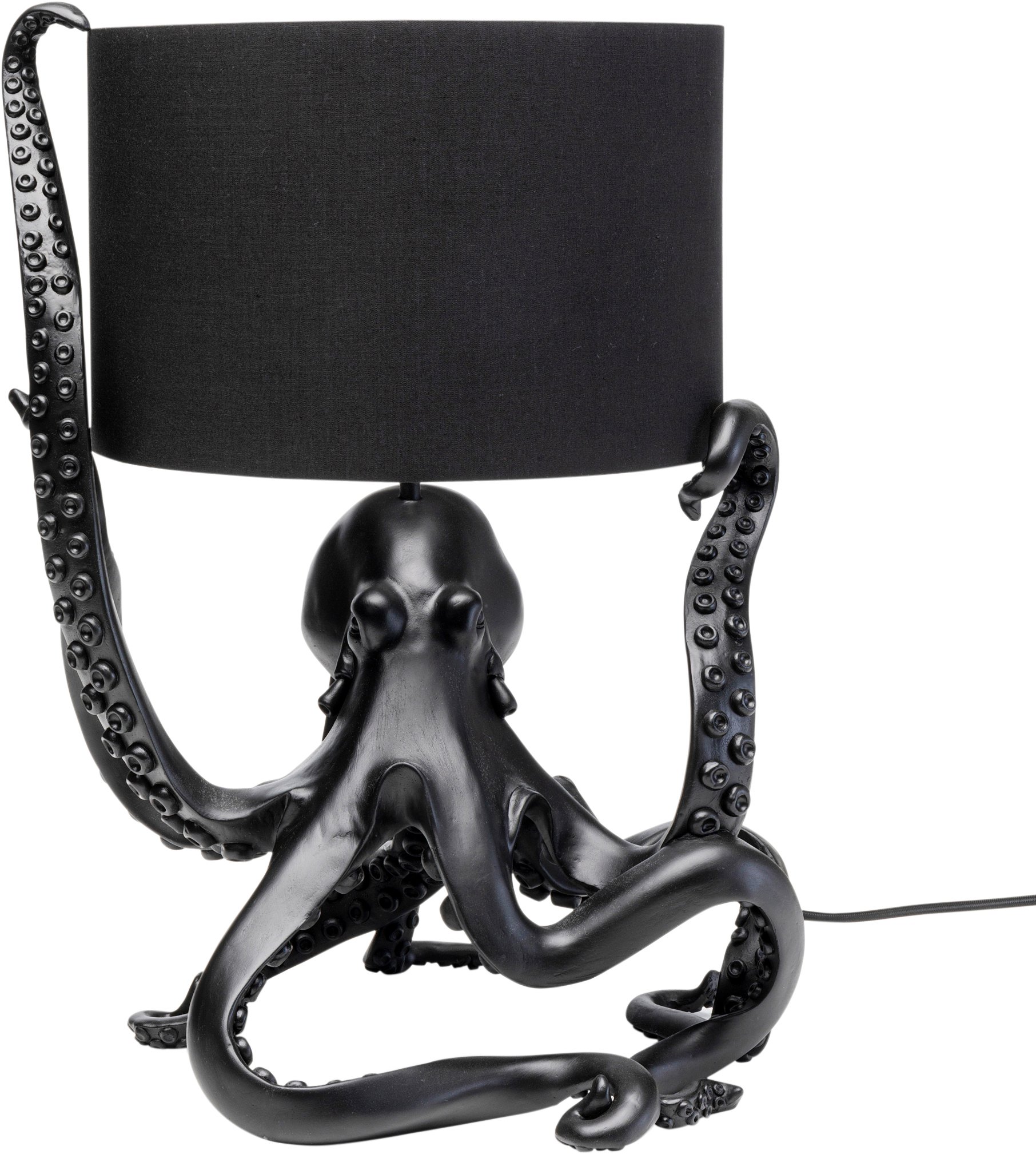 Kare Tischleuchte Octopus Schwarz