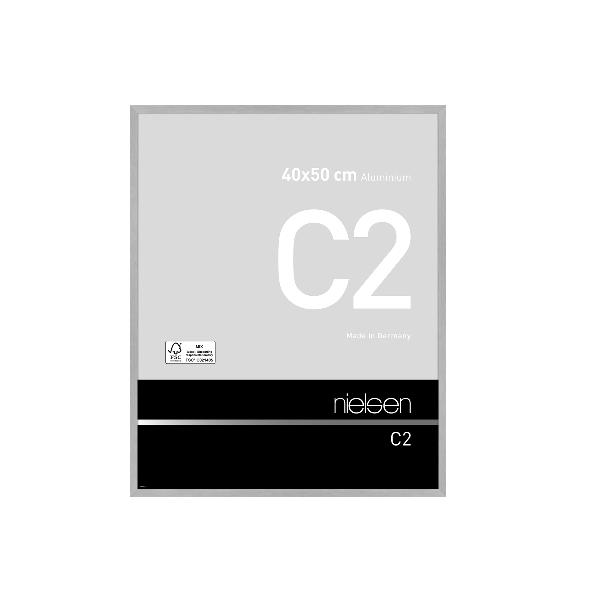 Bilderrahmen C2 Struktur silber matt Bilderrahmen C2 Struktur silber matt