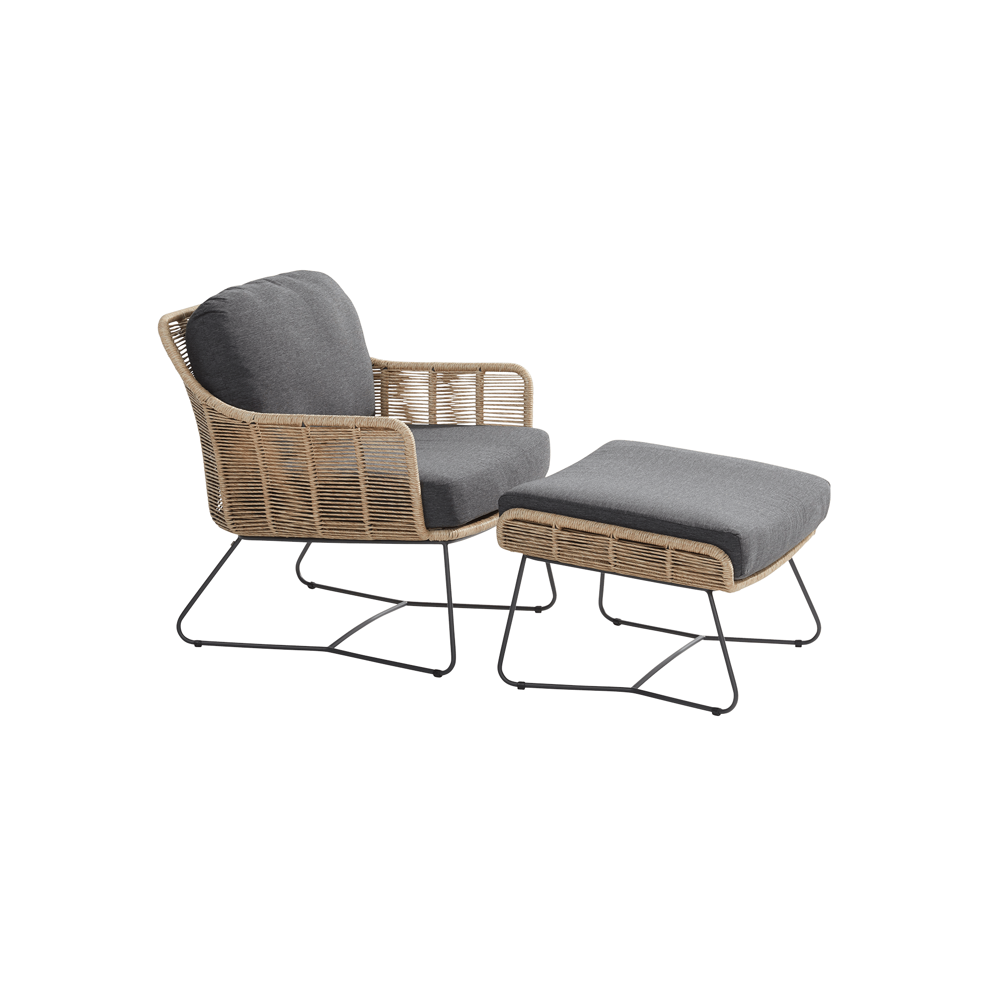 Idyl Loungemöbel-Set Kjekk Anthrazit Idyl Loungemöbel-Set Kjekk Anthrazit