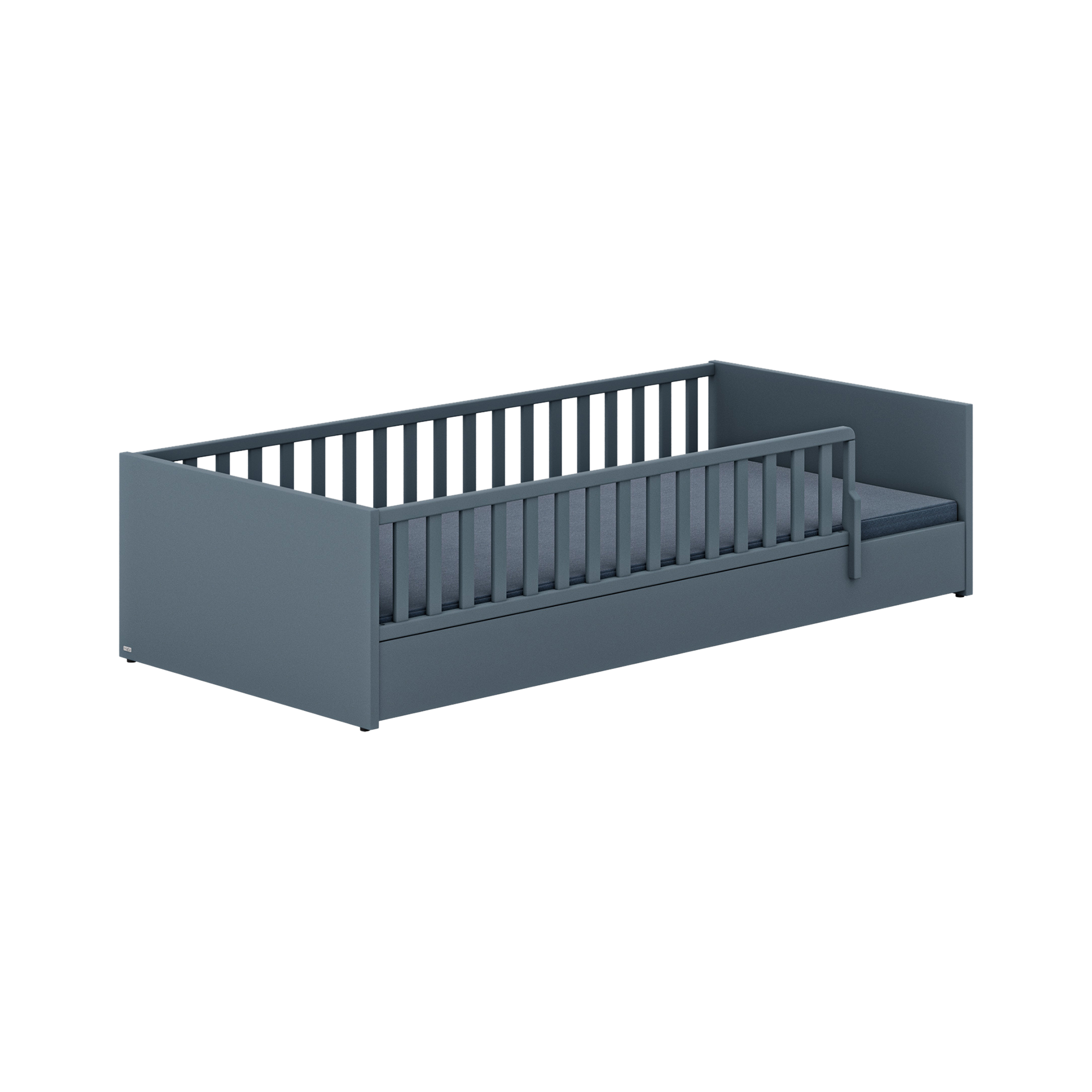 Paidi Babybett Little Flo Gestell Mattblau 90x200 cm Paidi Babybett Little Flo Gestell Mattblau 90x200 cm