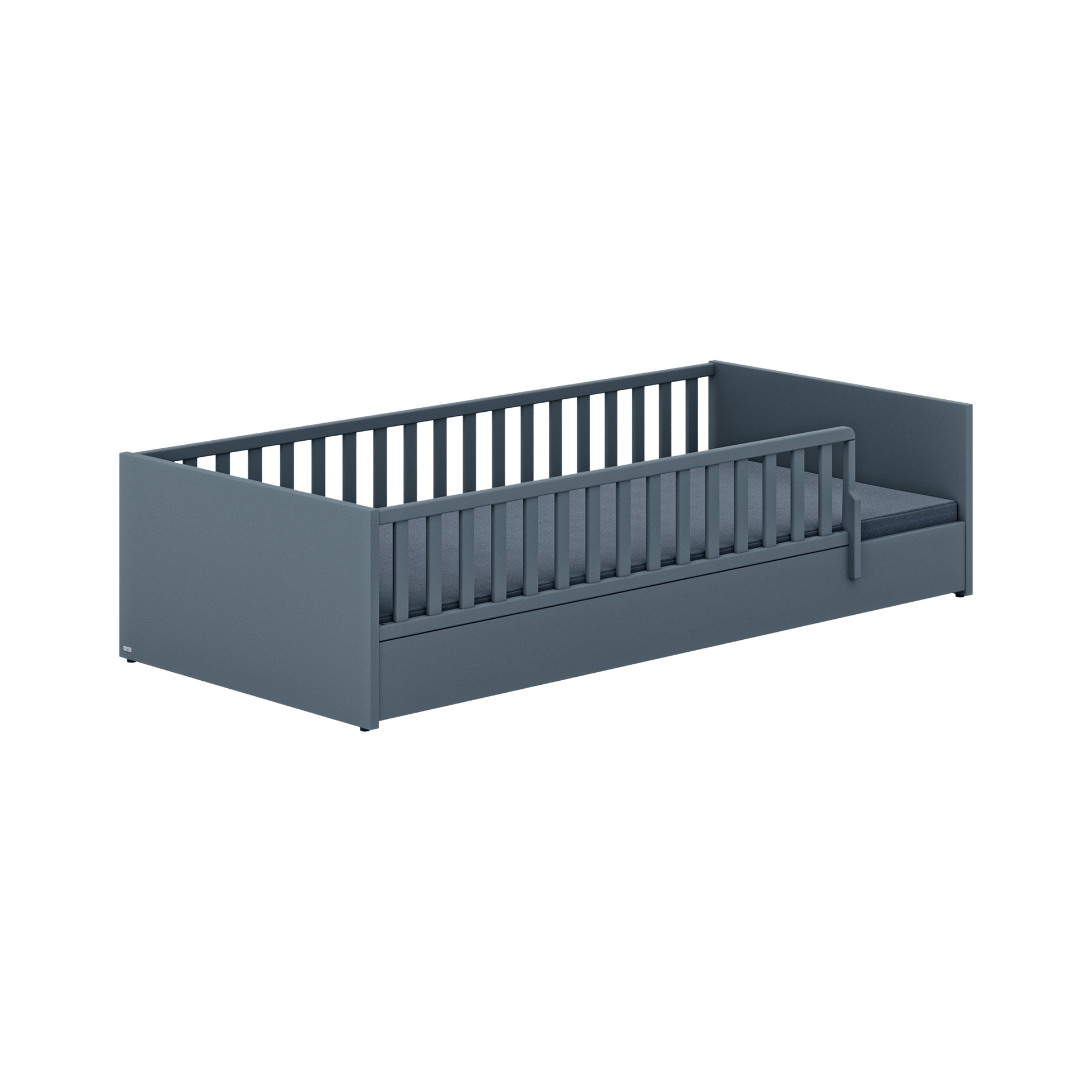Paidi Babybett Little Flo Gestell Mattblau 90x200 cm Paidi Babybett Little Flo Gestell Mattblau 90x200 cm