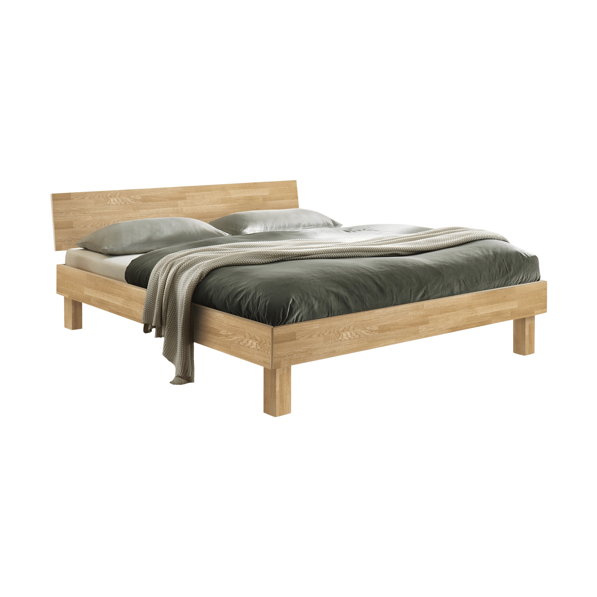 HASENA Bett Forti Gestell Eiche Bianco 100x200 cm HASENA Bett Forti Gestell Eiche Bianco 100x200 cm