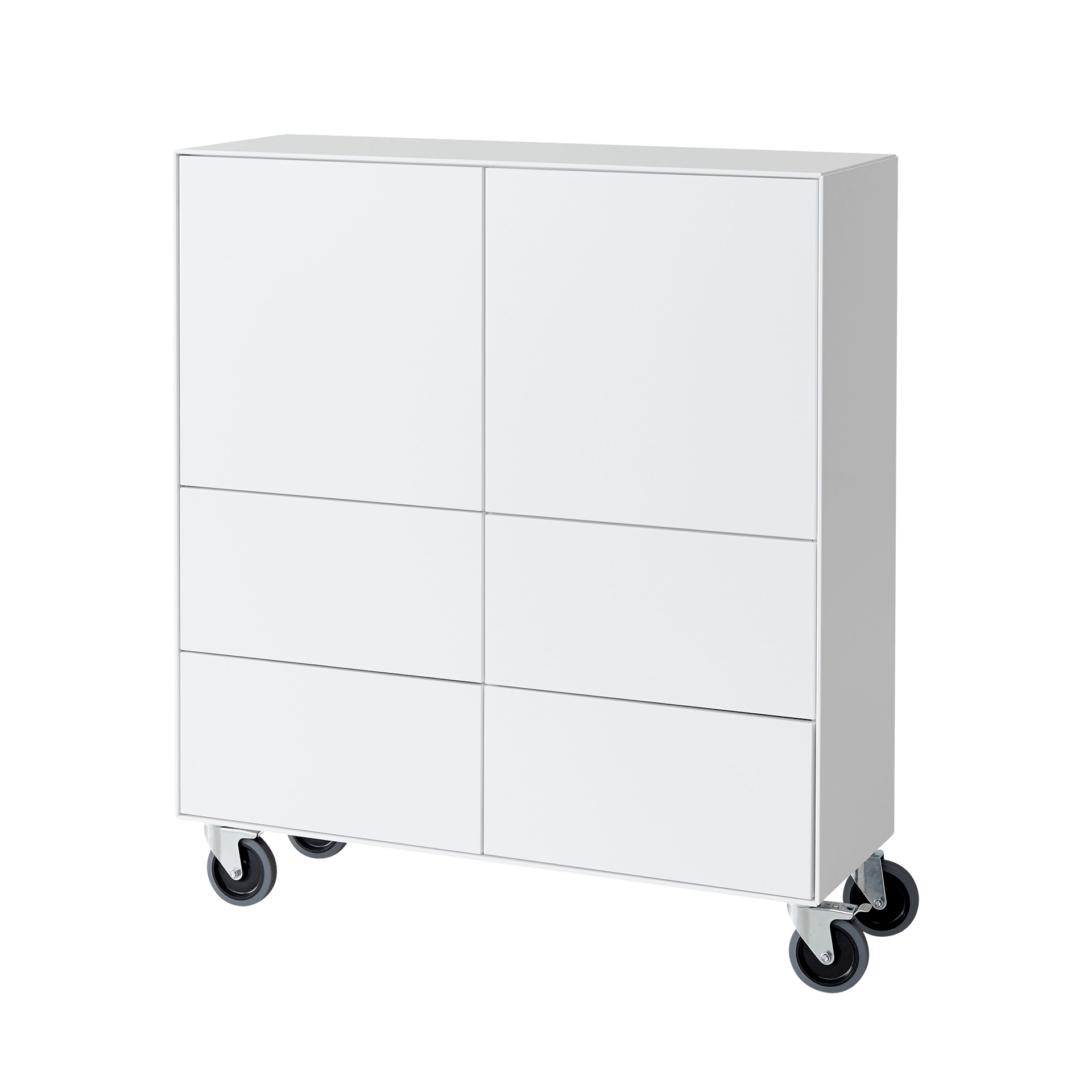 Raumfreunde Highboard Edge Weiß