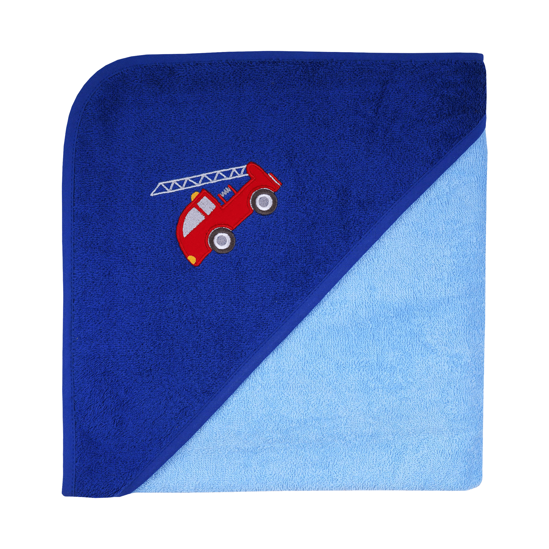 Badetuch Feuerwehr royalblau