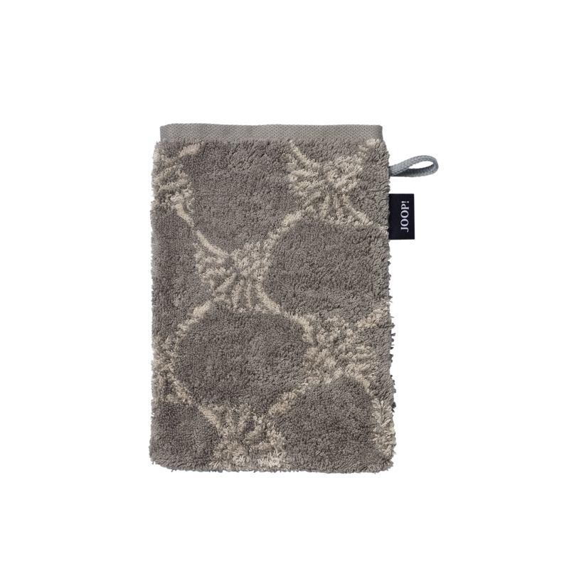 JOOP! Waschhandschuh Cornflower Graphit 16x22cm