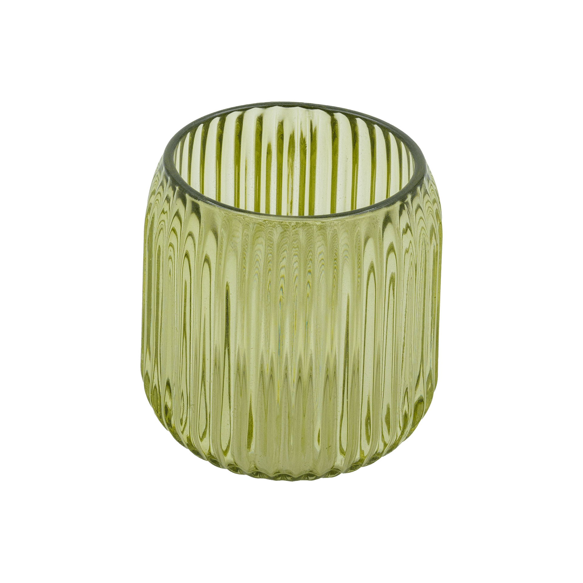 Teelichthalter Tinsel light green