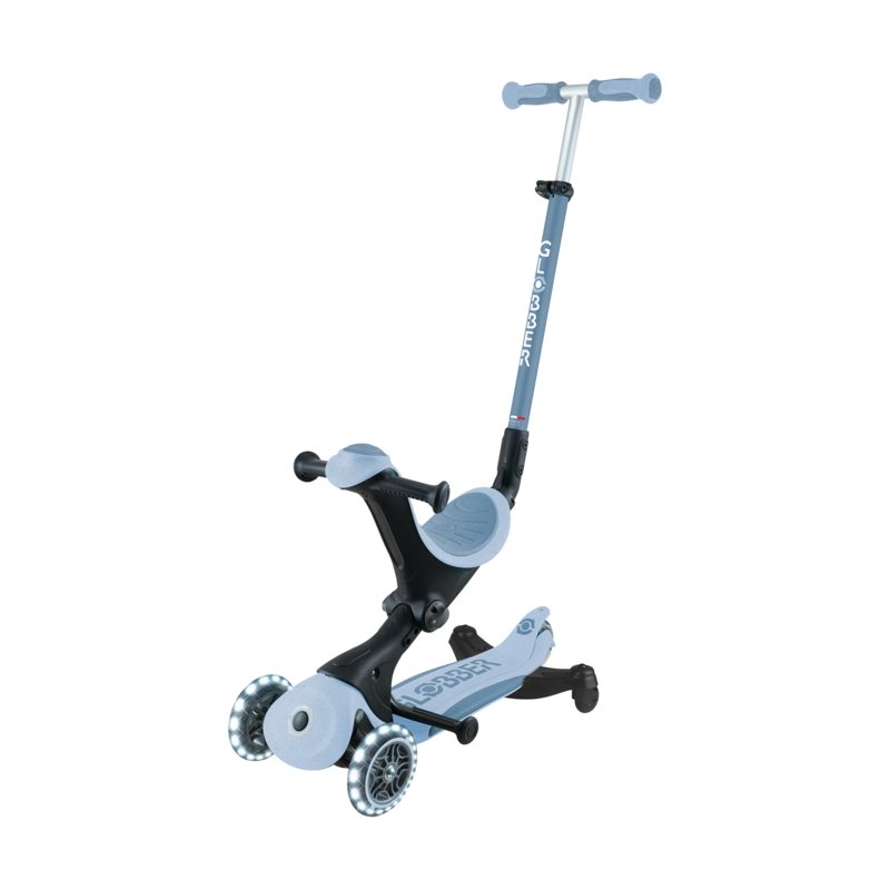 Scooter Globber Go-Up Deluxe Lights Blaubeere