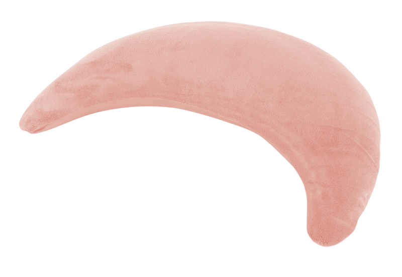 Stillkissen Theraline Plüschmond puderrosa