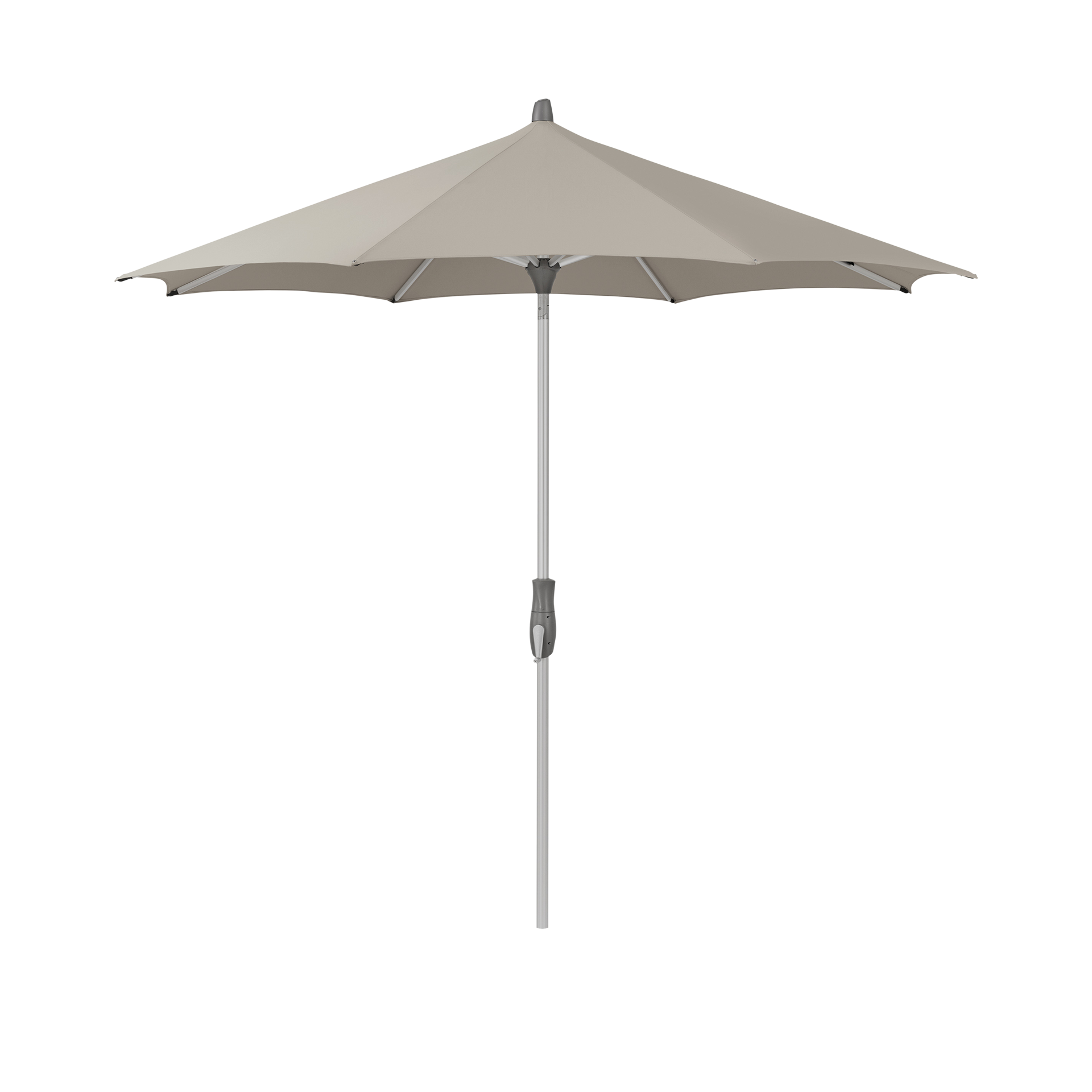 Glatz Sonnenschirm Alu-Twist Grau rund 300