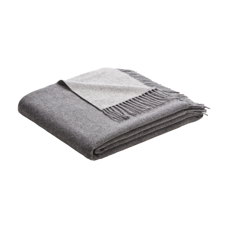 Biederlack Plaid Cashmere grau-silber cm