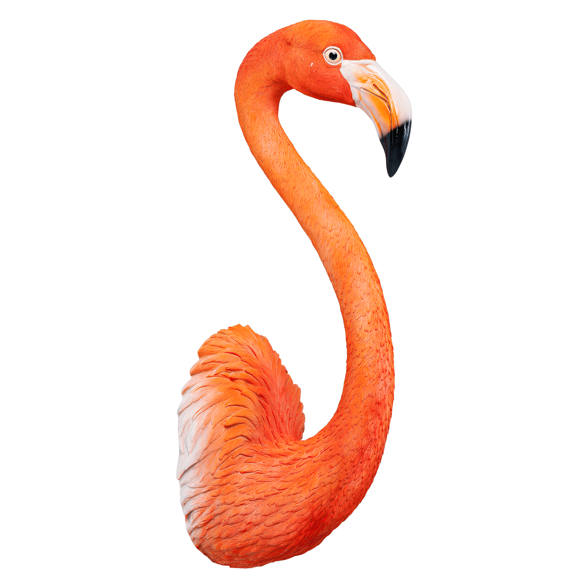 Kare Wanddeko Flamingo Korpus Mandarine