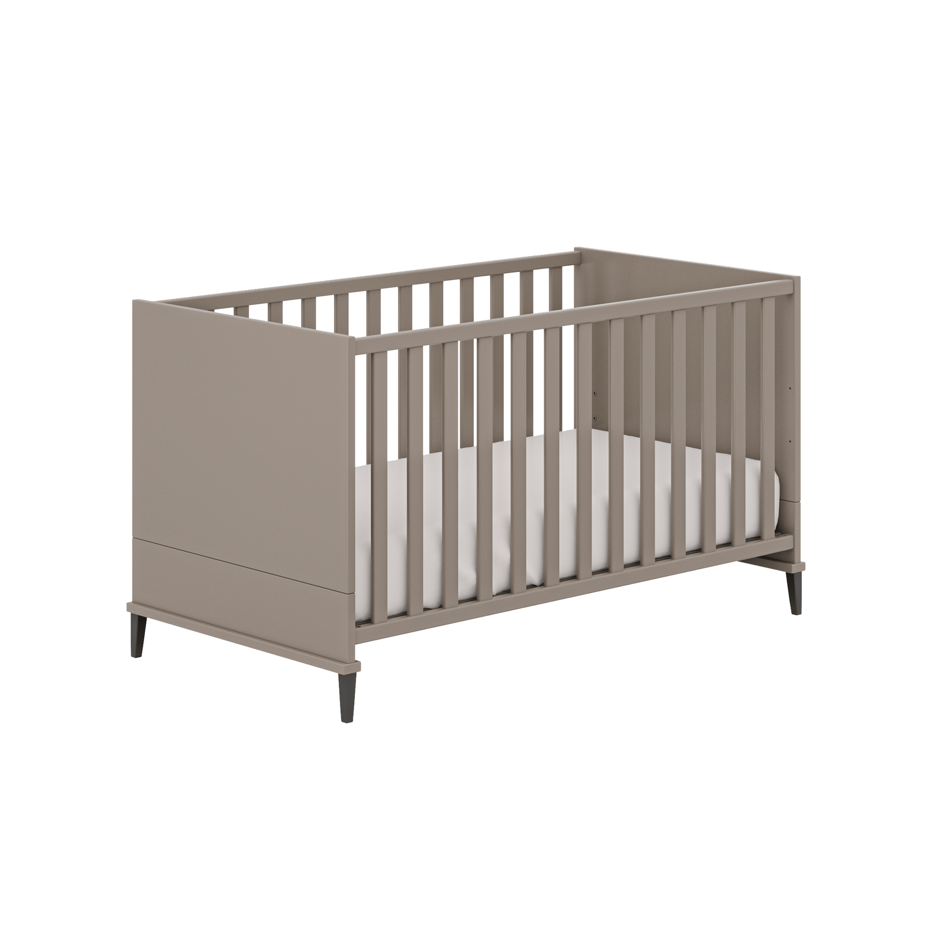 Zauberzwerg Babybett Neptun 70x140 cm Grau