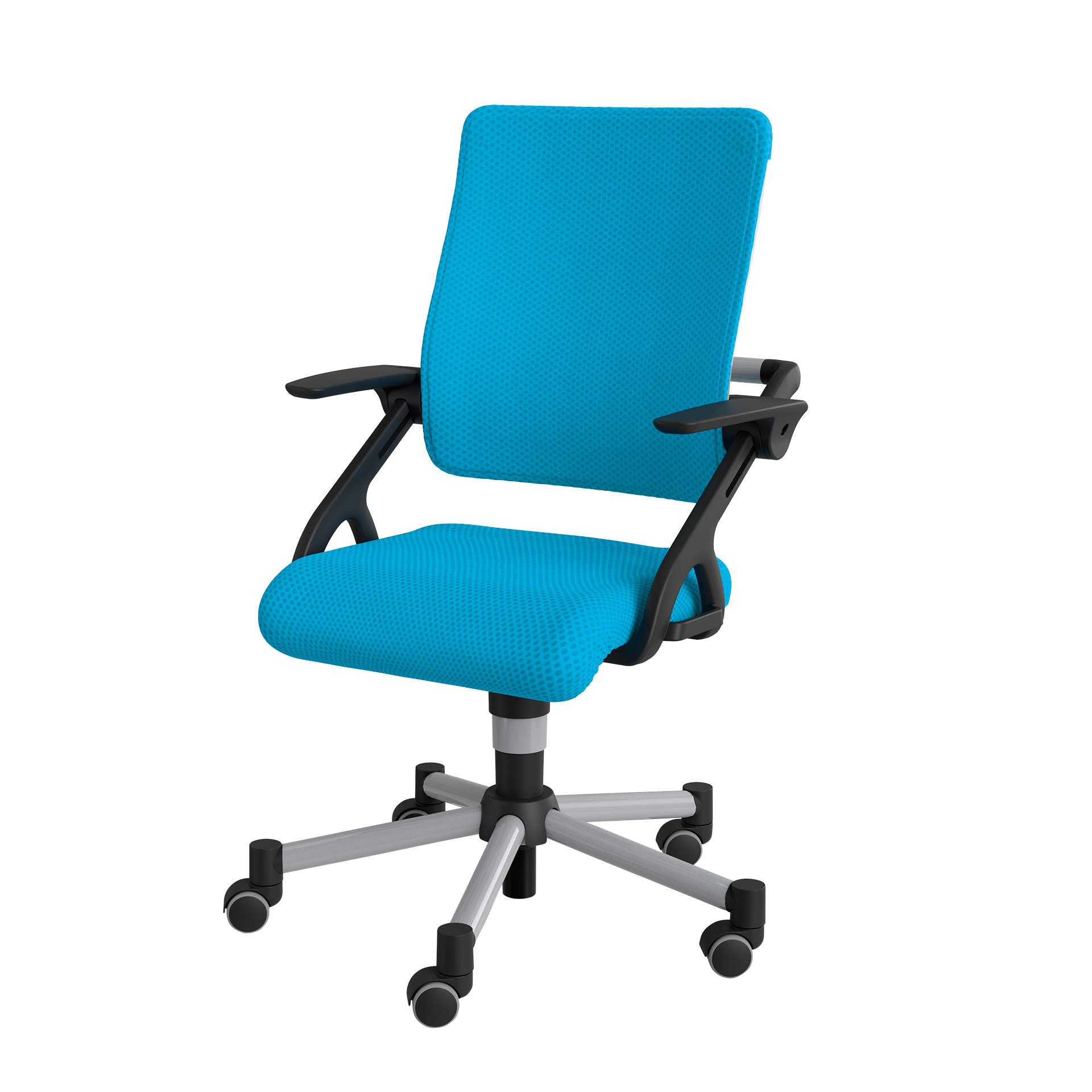 Paidi Kinderstuhl Tio Sitz Azurblau Gestell Silbergrau Paidi Kinderstuhl Tio Sitz Azurblau Gestell Silbergrau
