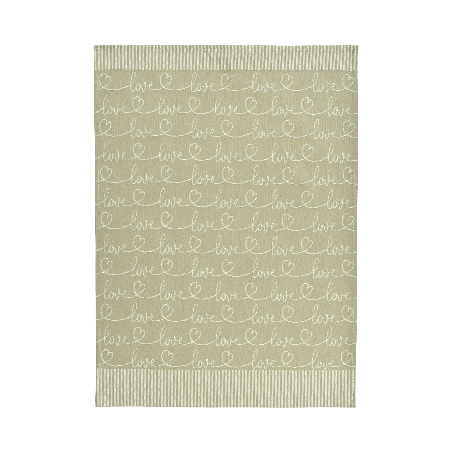 Geschirrhandtuch Four Letters Beige 50x70