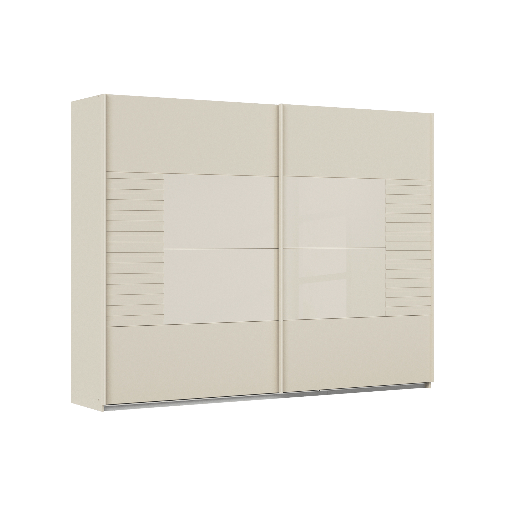 Paul Phillip Schwebetürenschrank Rust 2-türig Beige 62*271*210