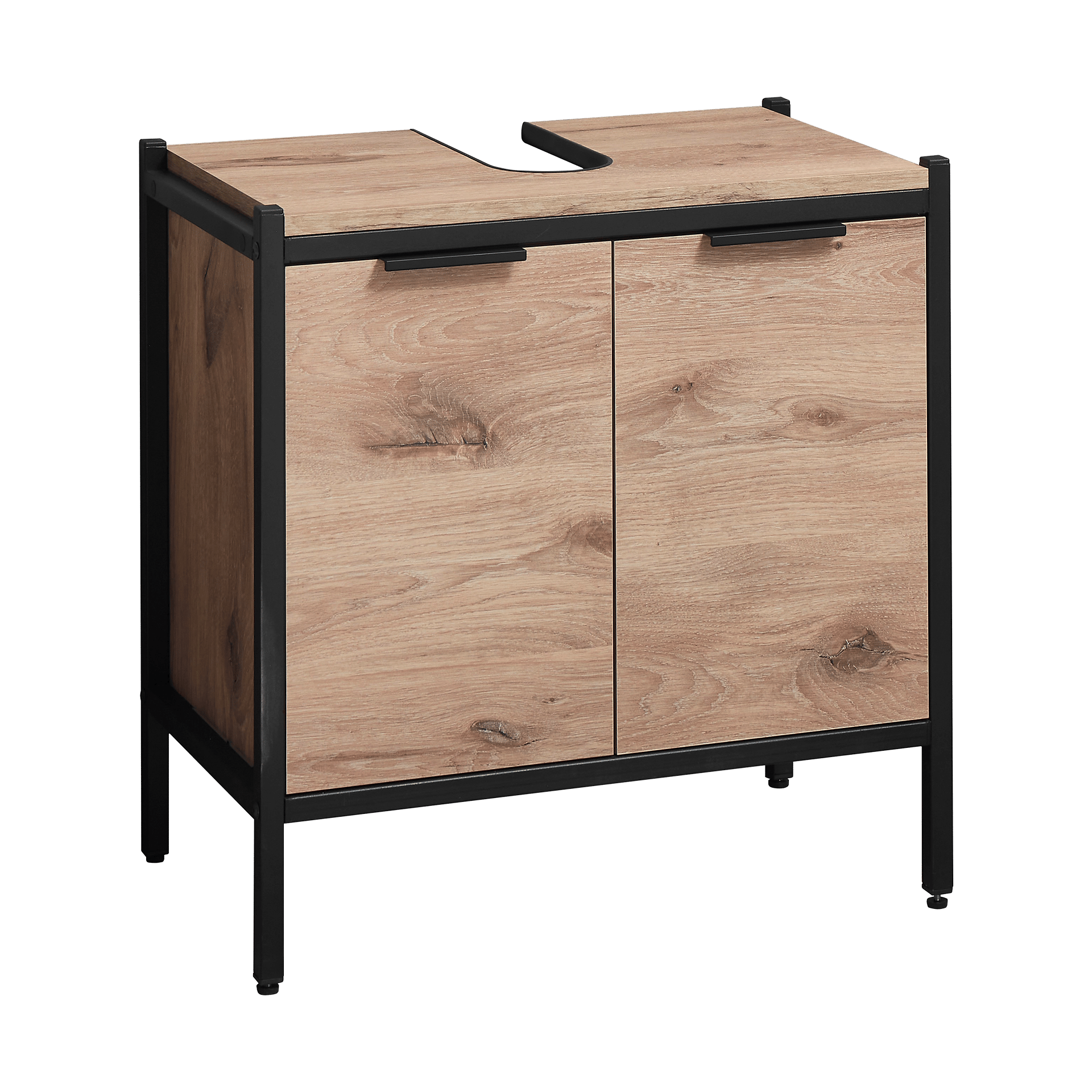 Novofurn Waschbeckenunterschrank FRODO Holzfarben 35*60*60