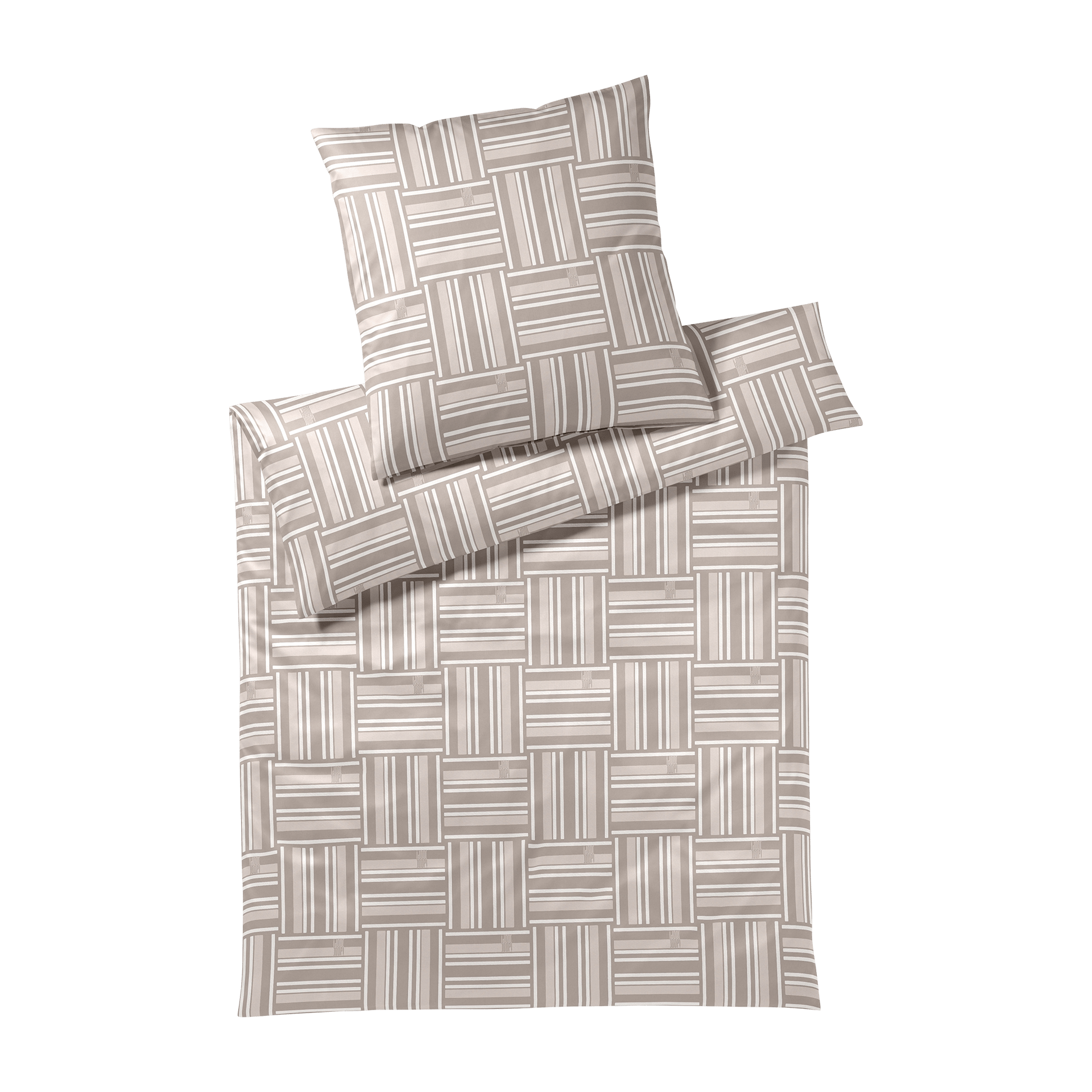 Satin Bettwäsche Weave Mako-Satin Bettwäsche Sand 155x220cm Satin Bettwäsche Weave Mako-Satin Bettwäsche Sand 155x220cm