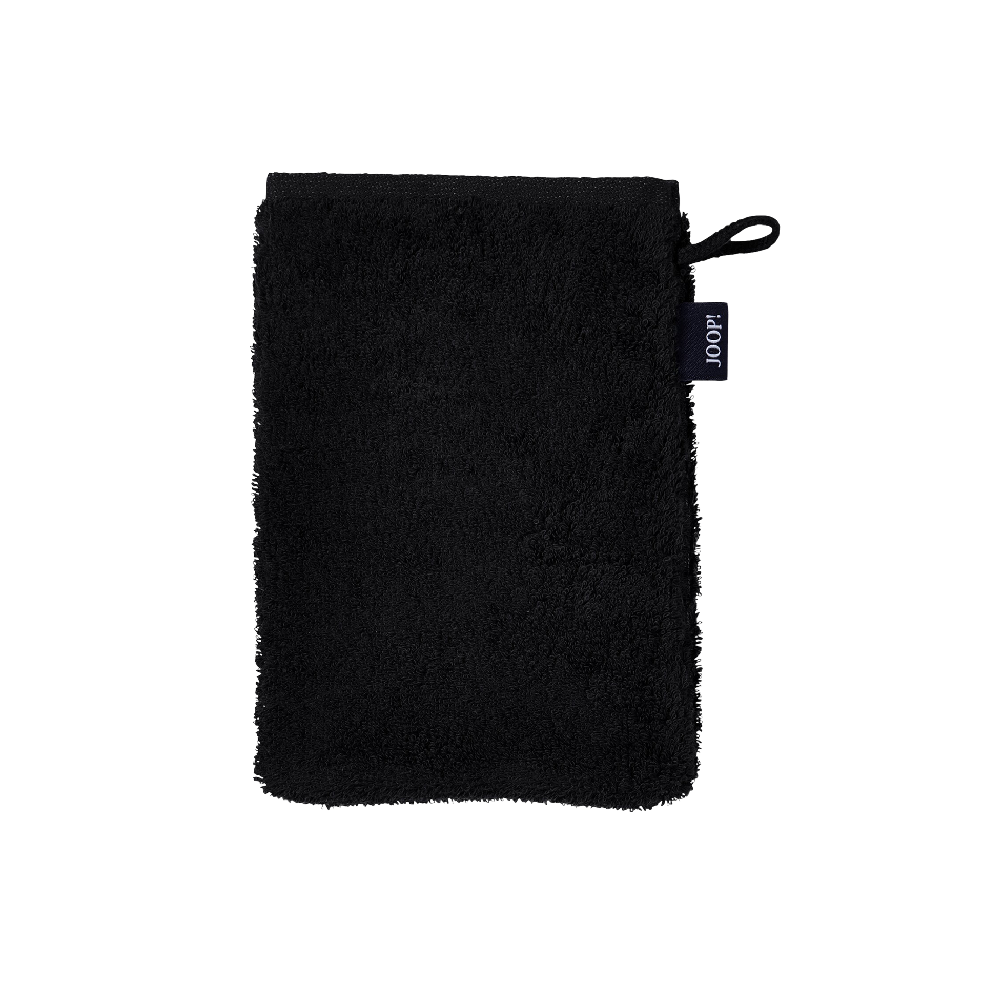 JOOP! Waschhandschuh Classic Schwarz 16x22cm