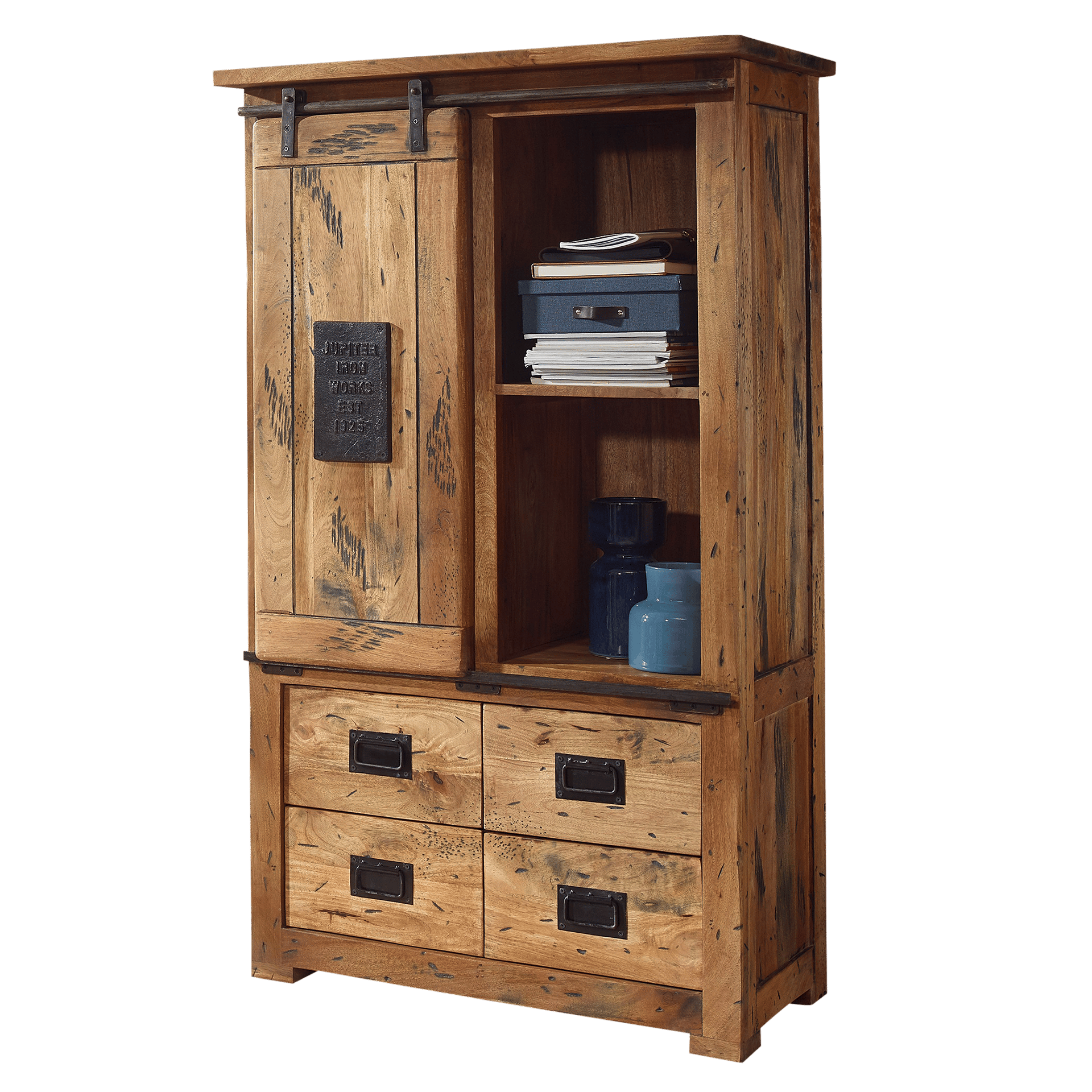 Novofurn Highboard Lena Holzfarben 45*90*150 Novofurn Highboard Lena Holzfarben 45*90*150