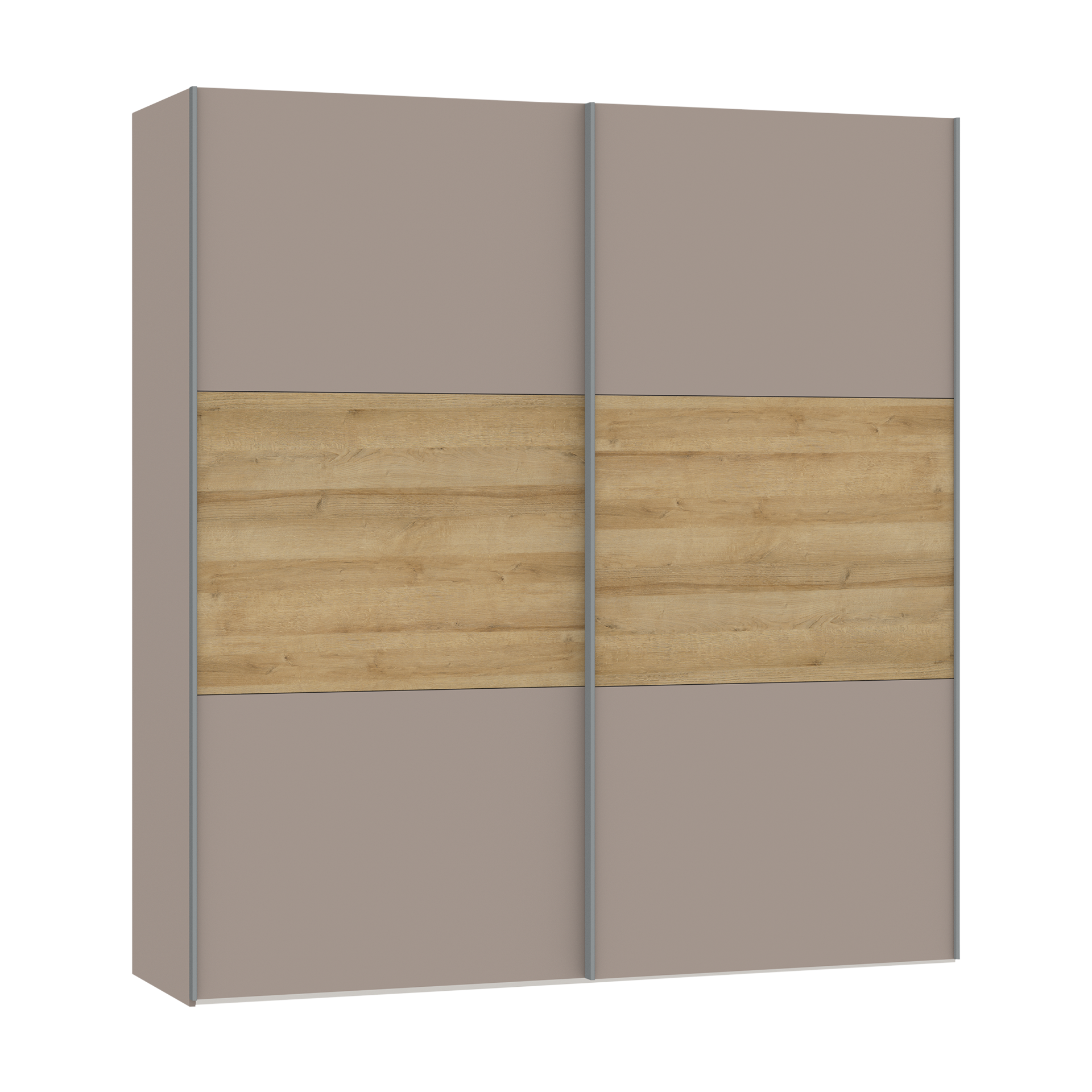Schwebetürenschrank Lea Braun 59*203*220