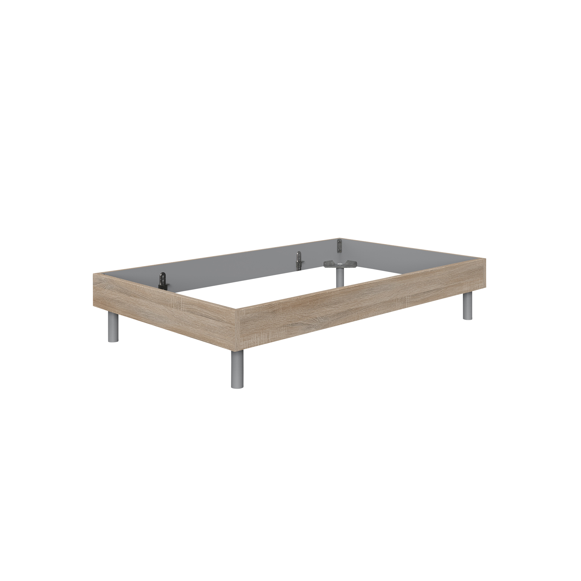 Bettrahmen Easy Beds 90x200 cm Eichefarben 210*99*38