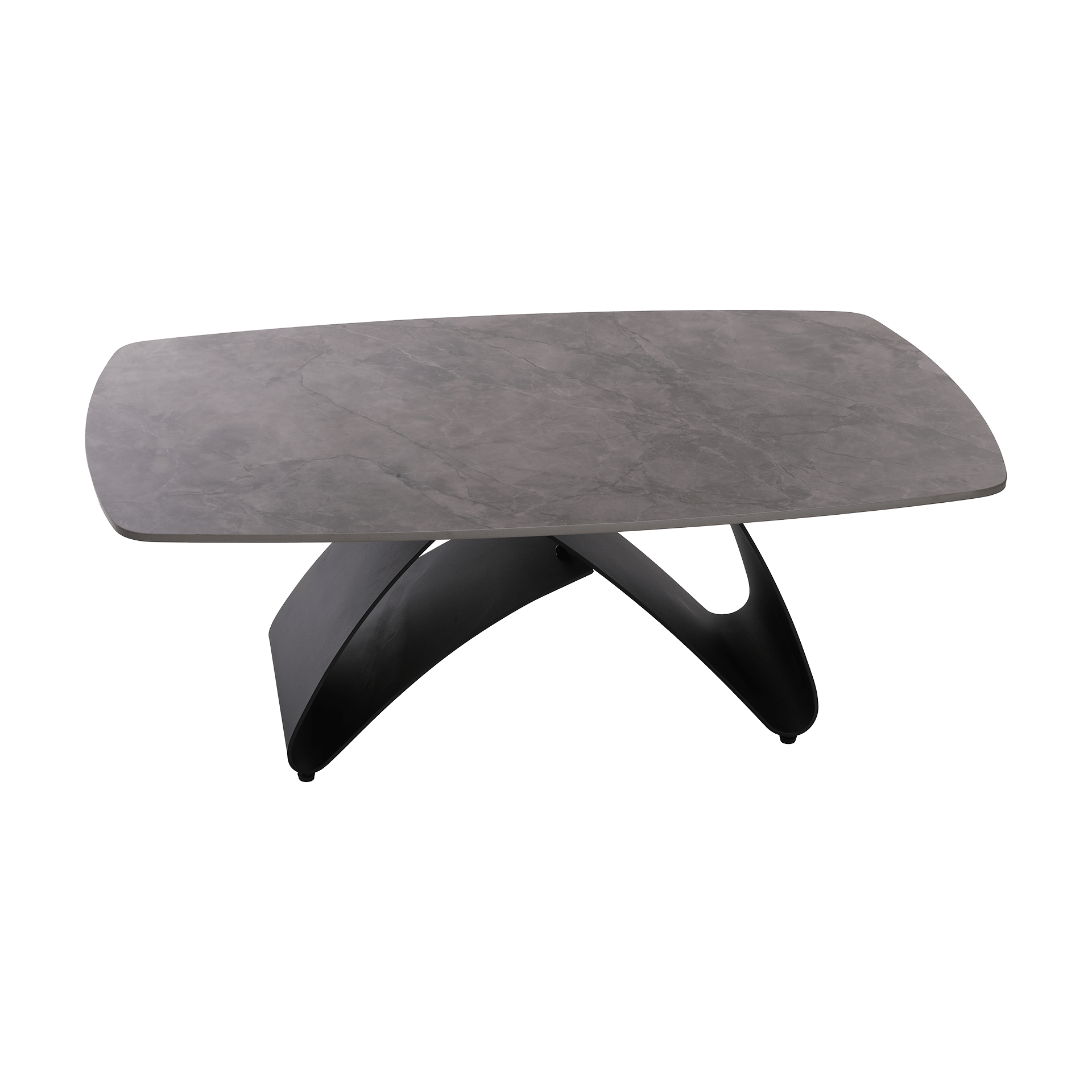 Couchtisch Cleo Tischplatte Schieferfarben Gestell Schwarz 70*110*40 Couchtisch Cleo Tischplatte Schieferfarben Gestell Schwarz 70*110*40